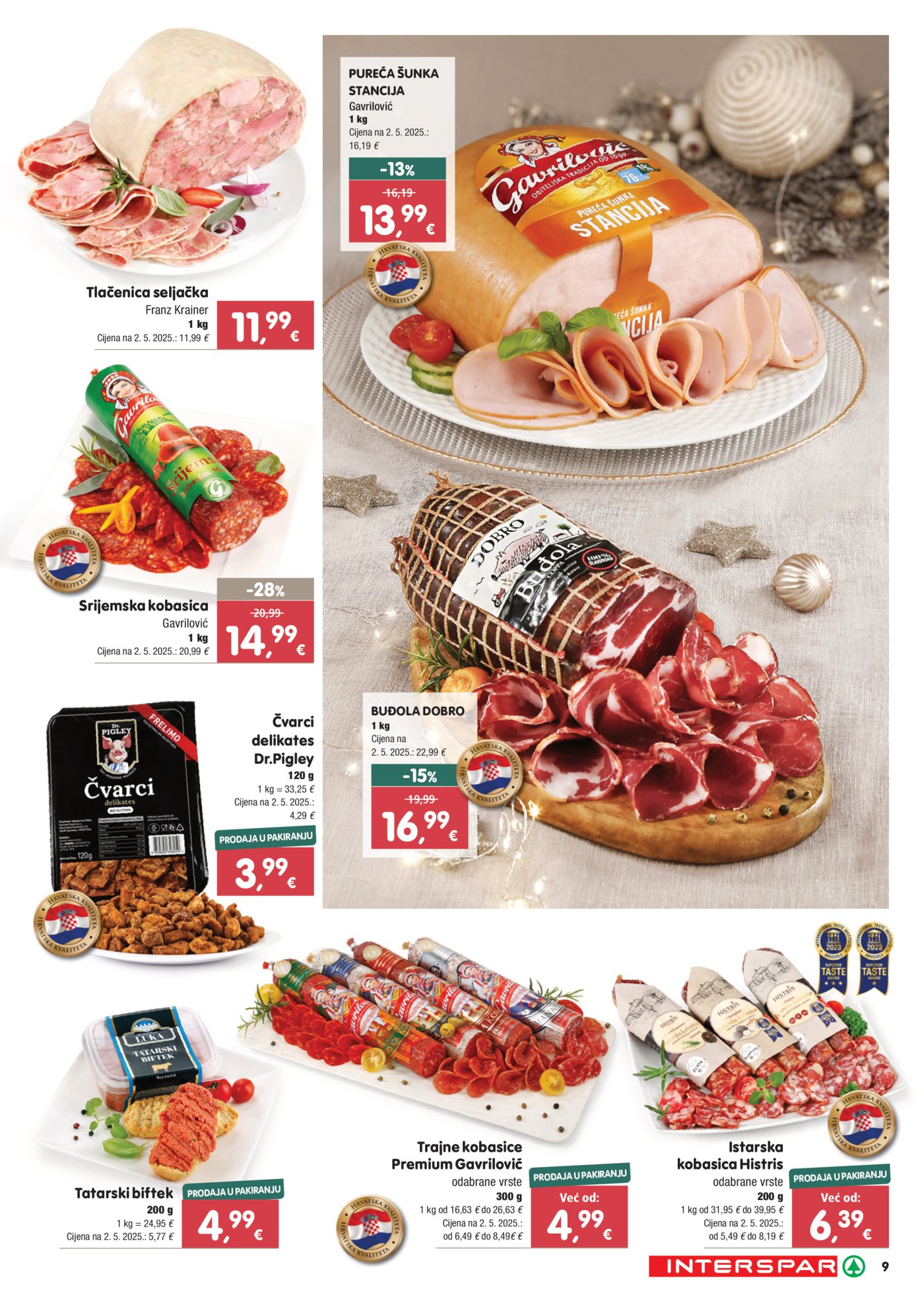 Interspar Delicije katalog Akcija 27.11.-31.12.2025.