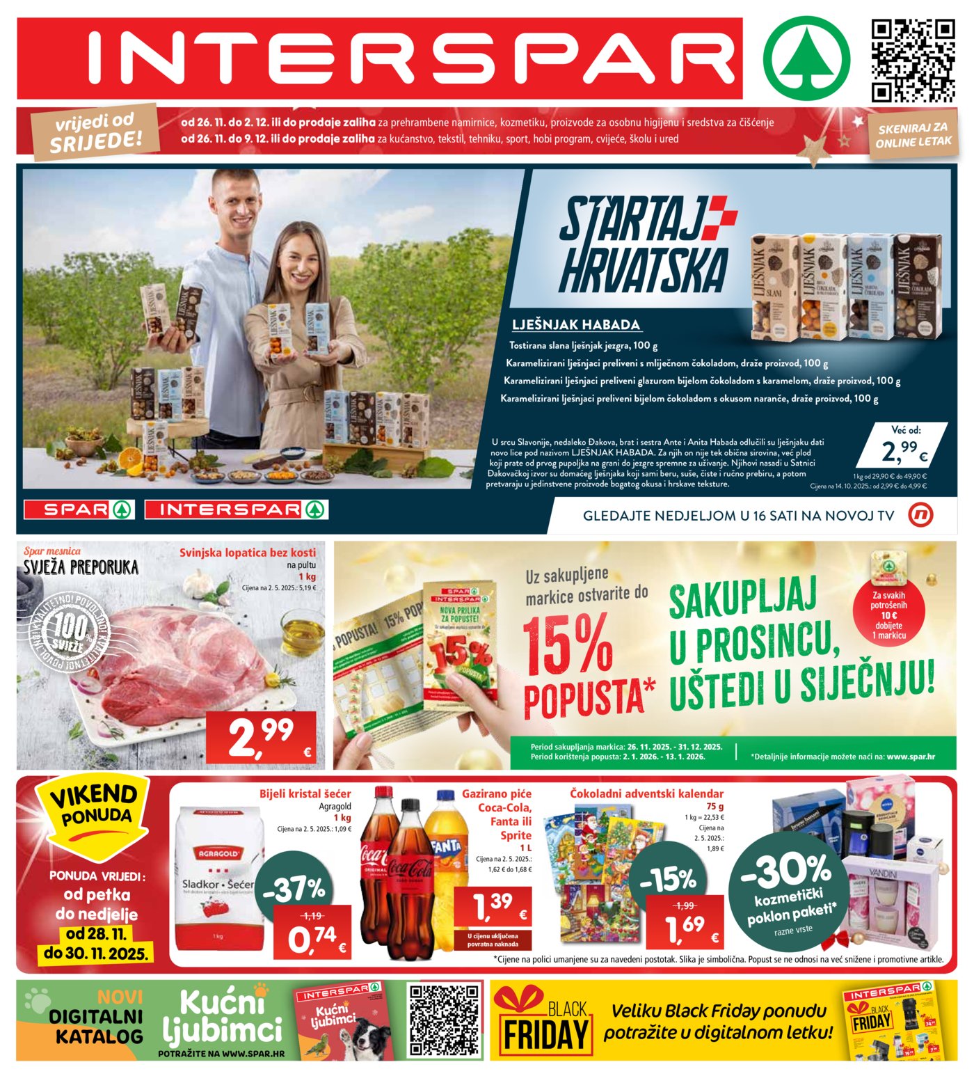 INTERSPAR katalog Akcija 26.11. - 02.12.2025.