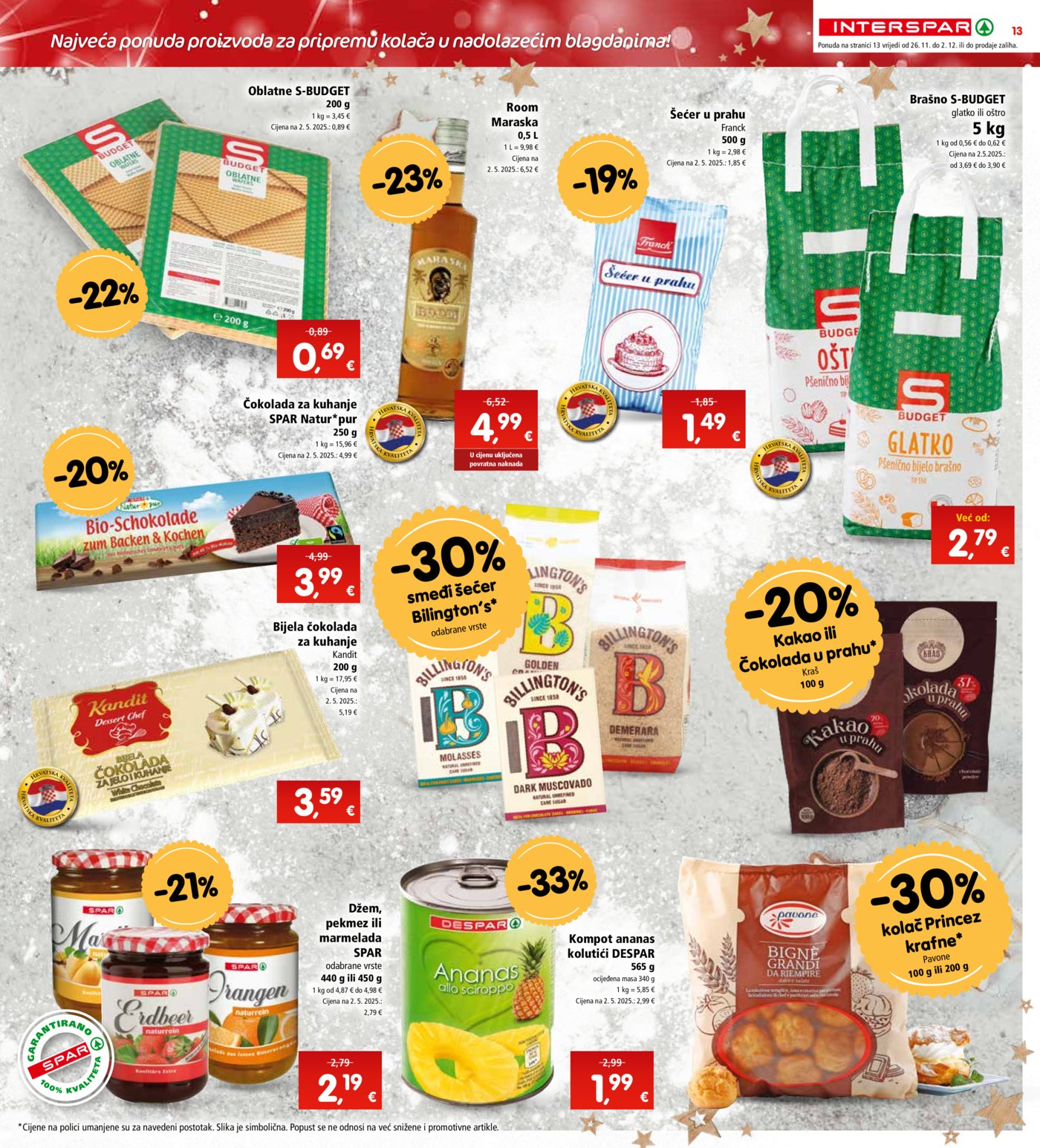 INTERSPAR katalog Akcija 26.11. - 02.12.2025.