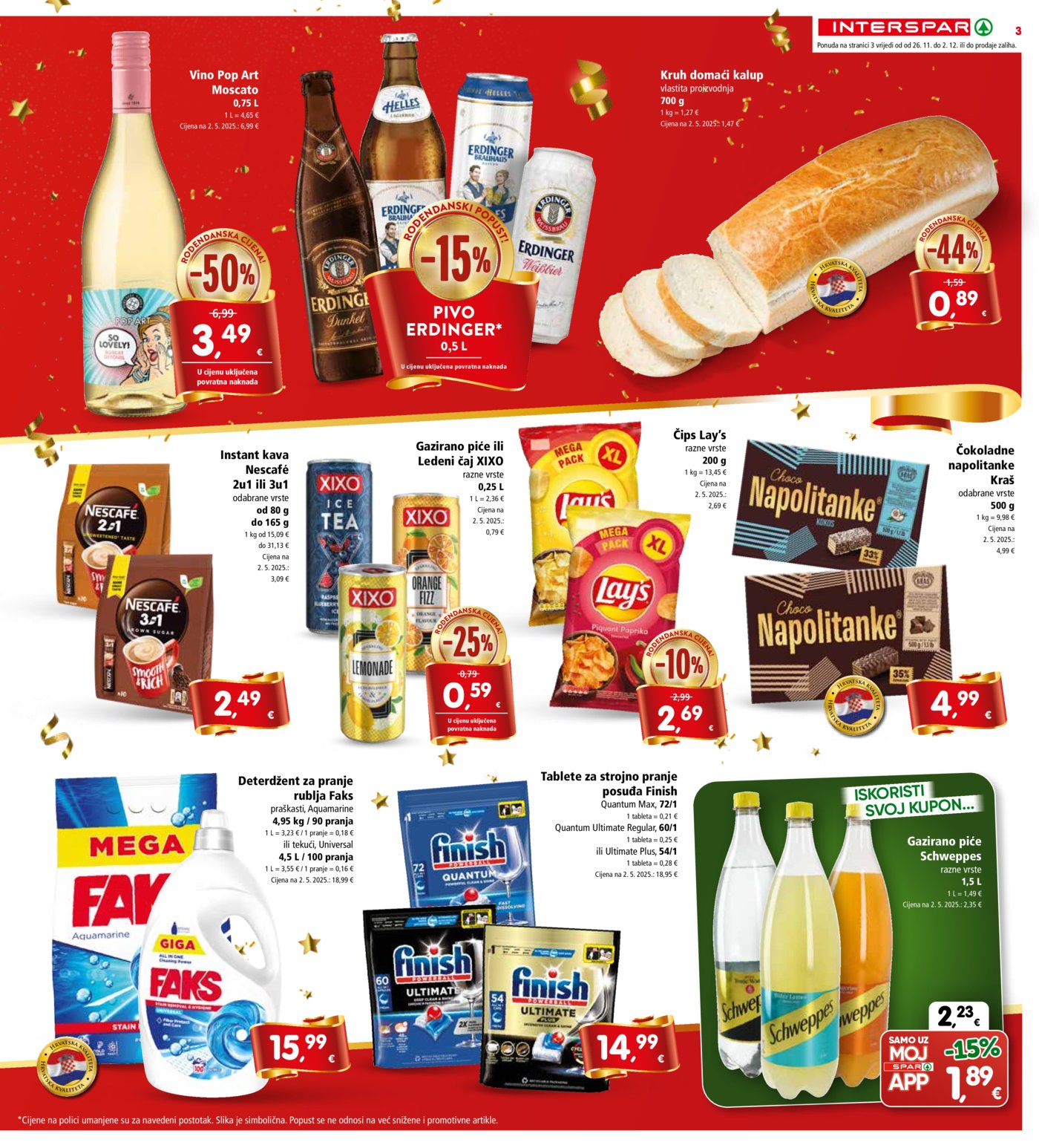 INTERSPAR katalog Akcija 26.11. - 02.12.2025.