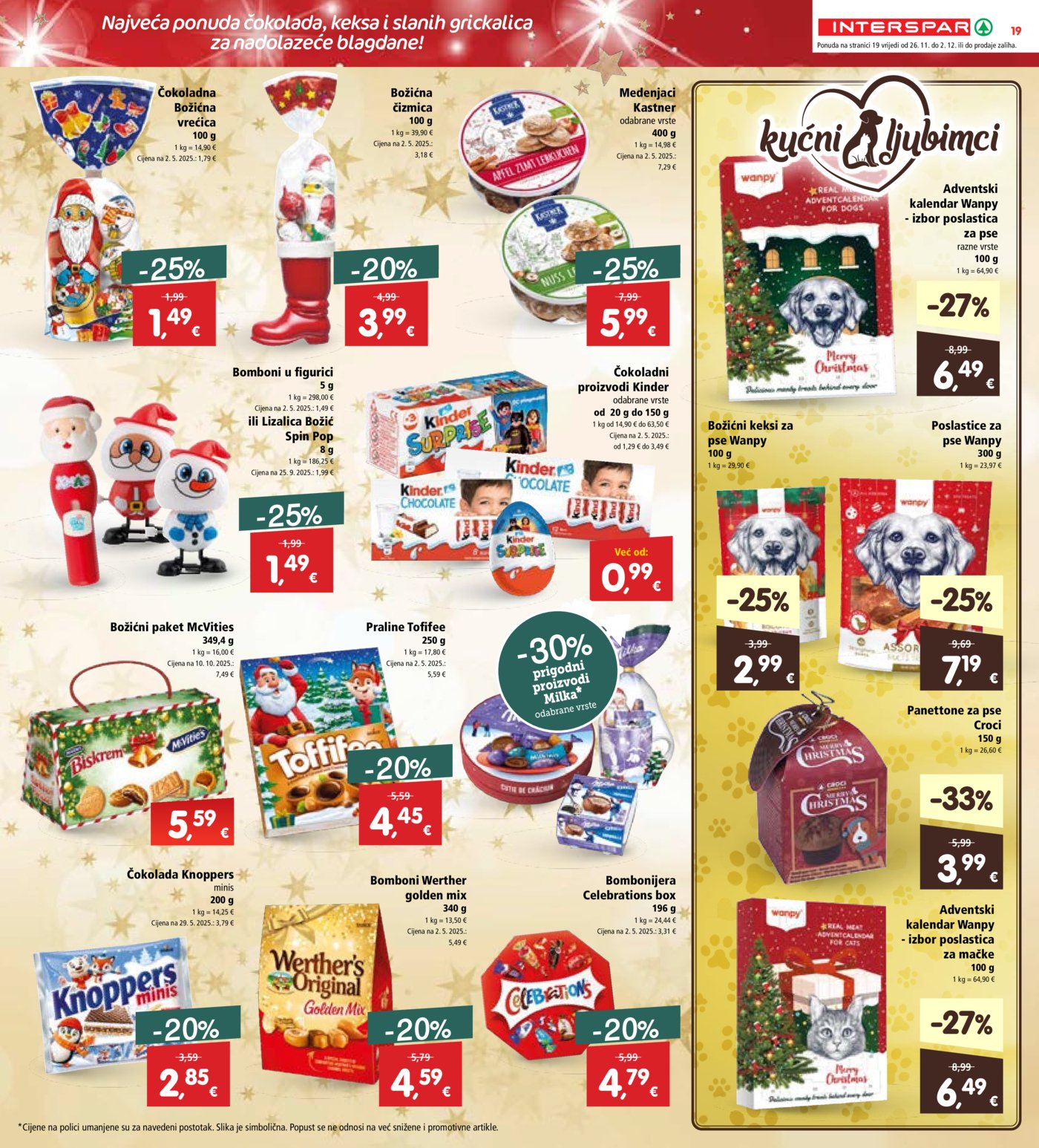 INTERSPAR katalog Akcija 26.11. - 02.12.2025.