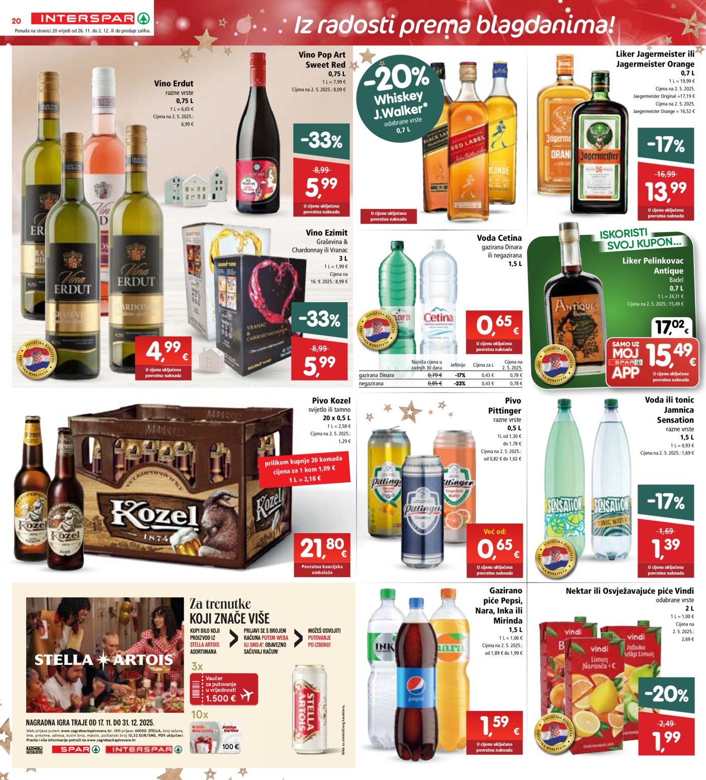 INTERSPAR katalog Akcija 26.11. - 02.12.2025.