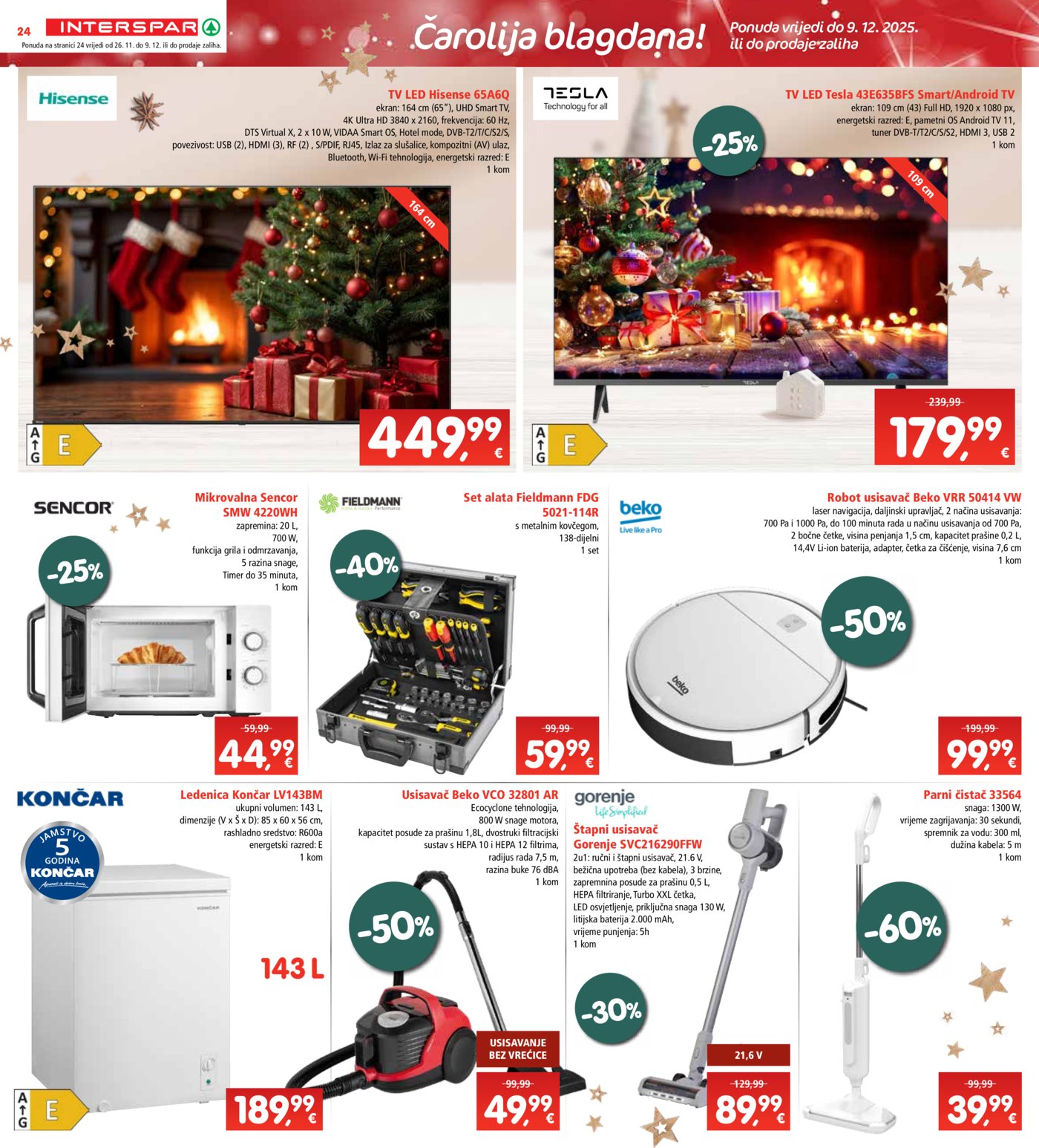 INTERSPAR katalog Akcija 26.11. - 02.12.2025.