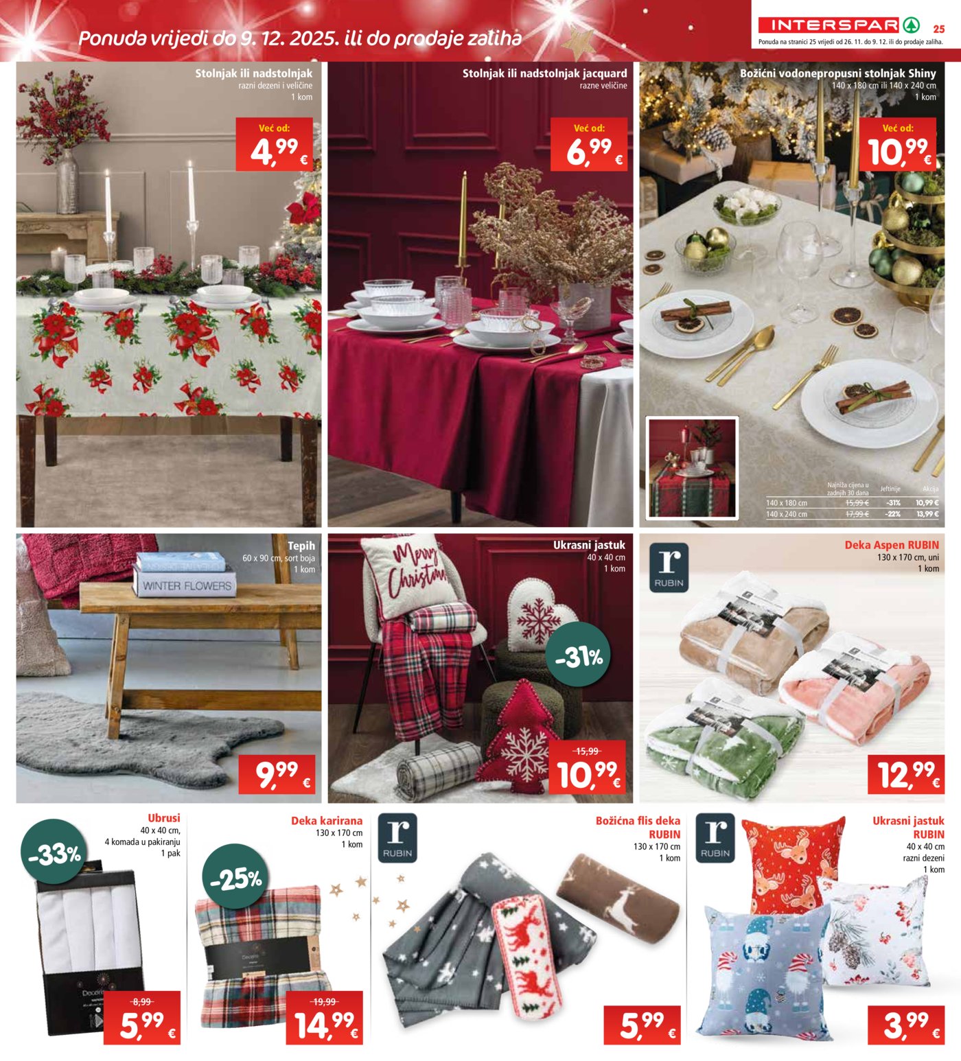 INTERSPAR katalog Akcija 26.11. - 02.12.2025.