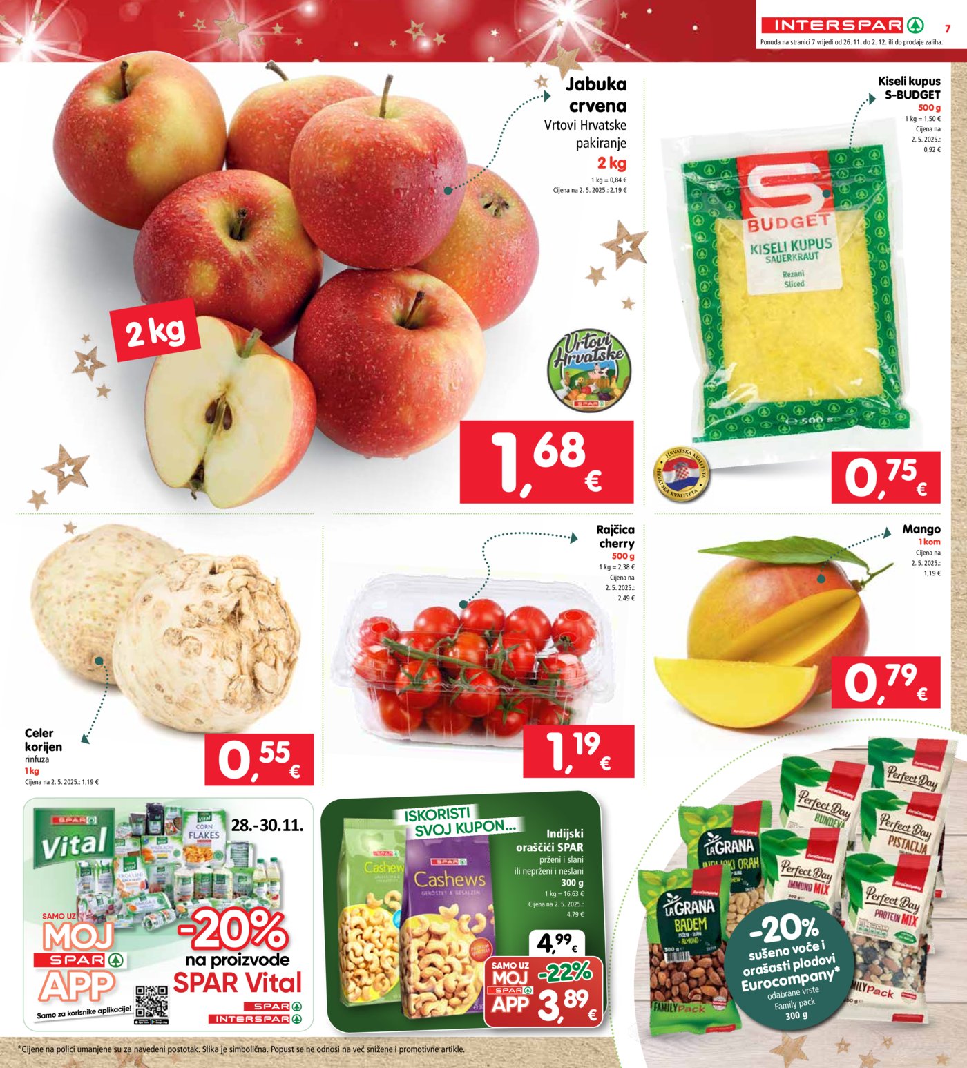 INTERSPAR katalog Akcija 26.11. - 02.12.2025.