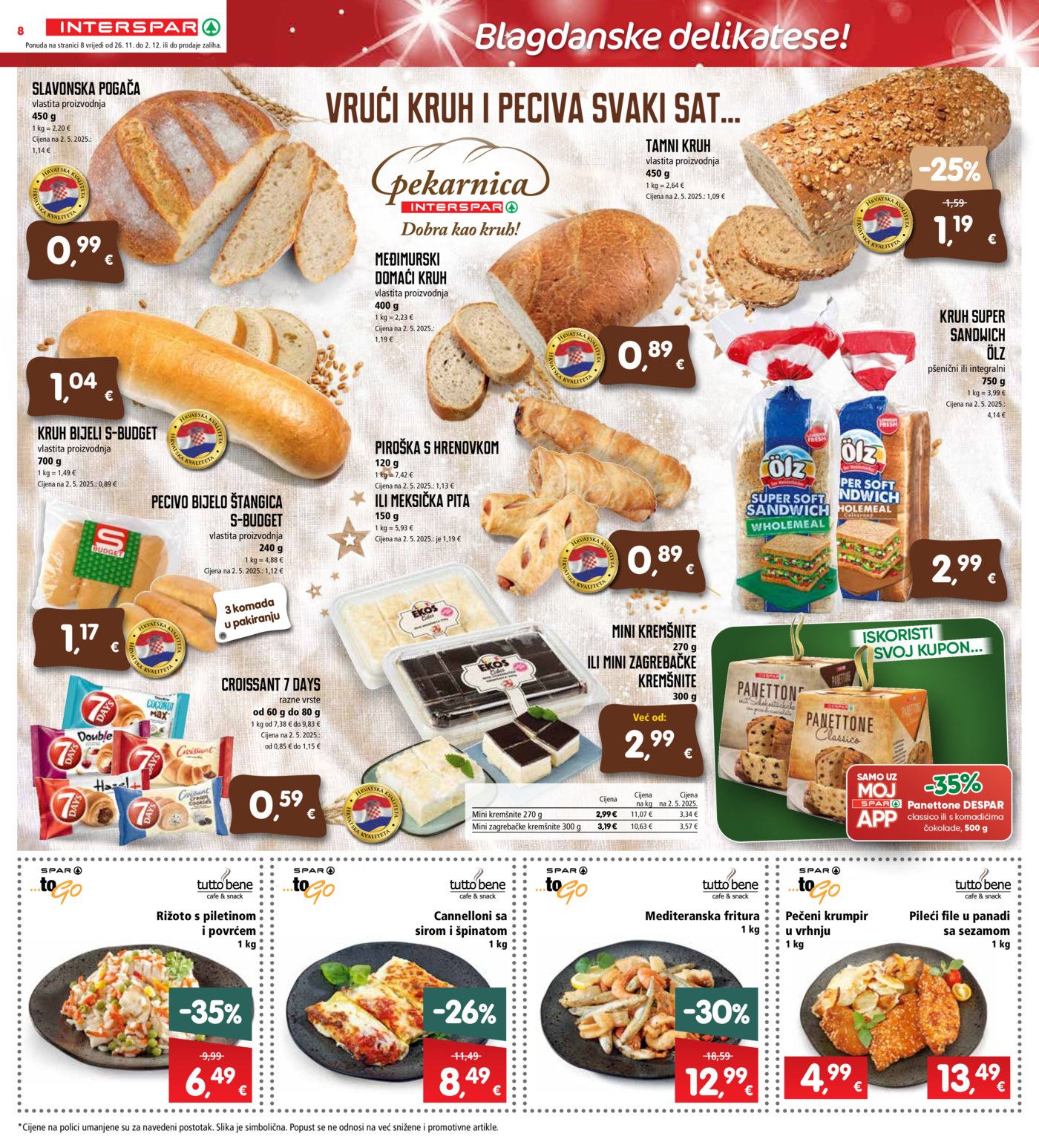 INTERSPAR katalog Akcija 26.11. - 02.12.2025.