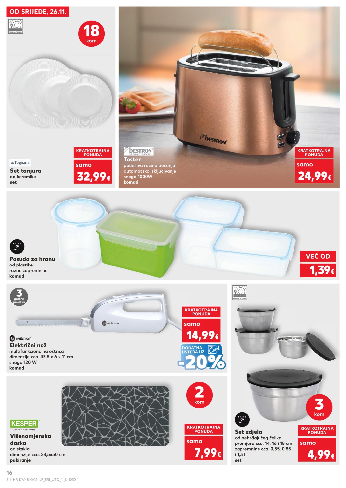 Kaufland katalog Neprehrambenih proizvoda 26.11. - 02.12.2025. VG, Po, Ro, Vo, Vu, DS, Ma, Iv