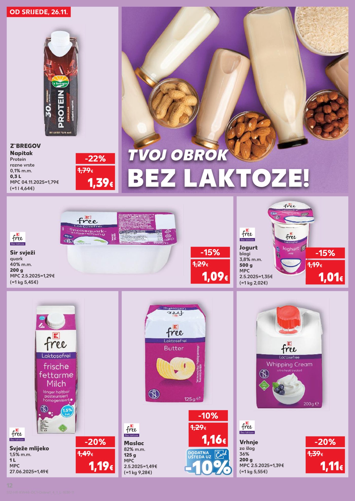 Kaufland katalog Robne marke 26.11. - 02.12.2025. Ravne Njive