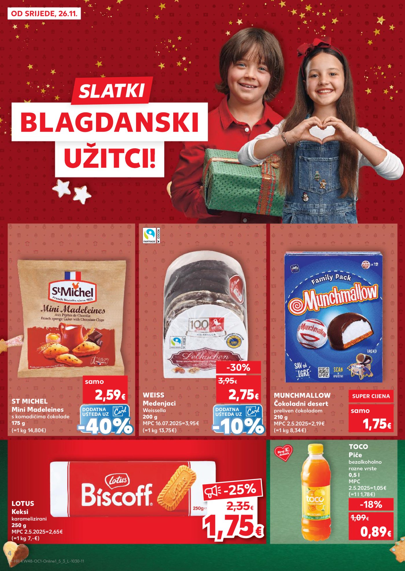 Kaufland katalog Robne marke 26.11. - 02.12.2025. Ravne Njive