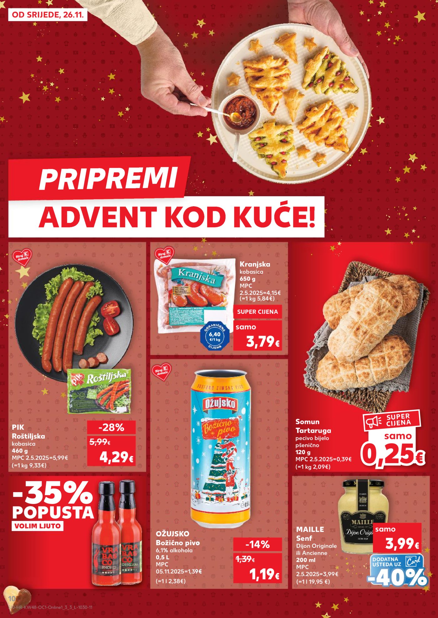 Kaufland katalog Robne marke 26.11. - 02.12.2025. Ravne Njive