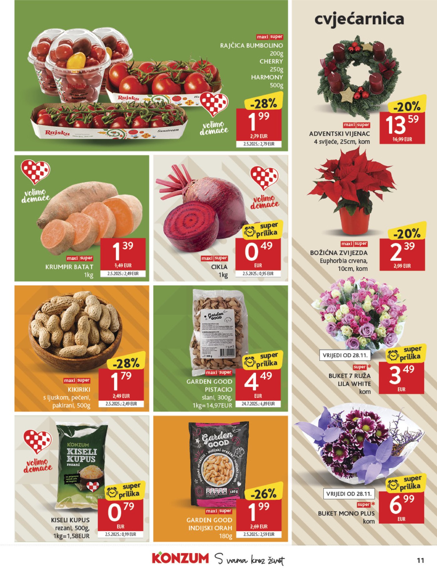 Konzum katalog Akcija 26.11. - 02.12.2025.
