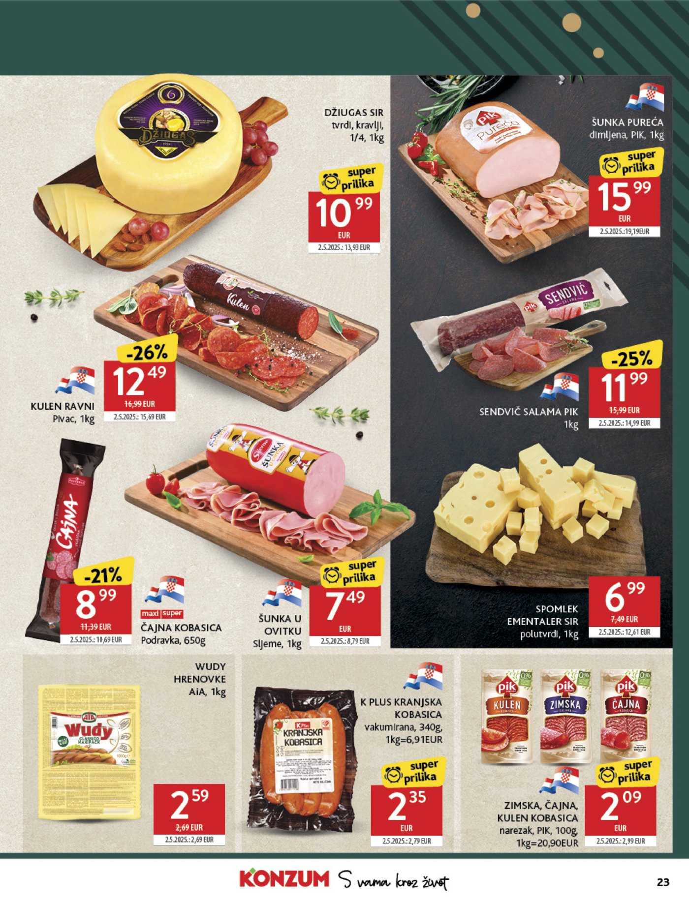 Konzum katalog Akcija 26.11. - 02.12.2025.