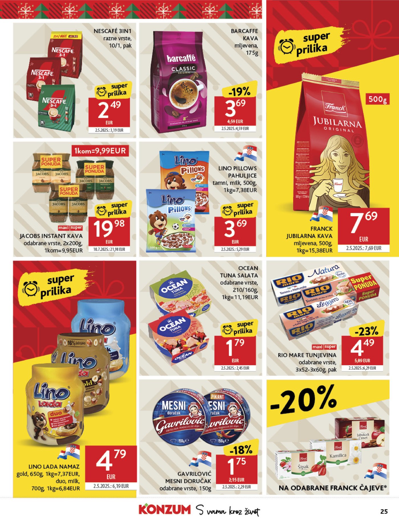 Konzum katalog Akcija 26.11. - 02.12.2025.