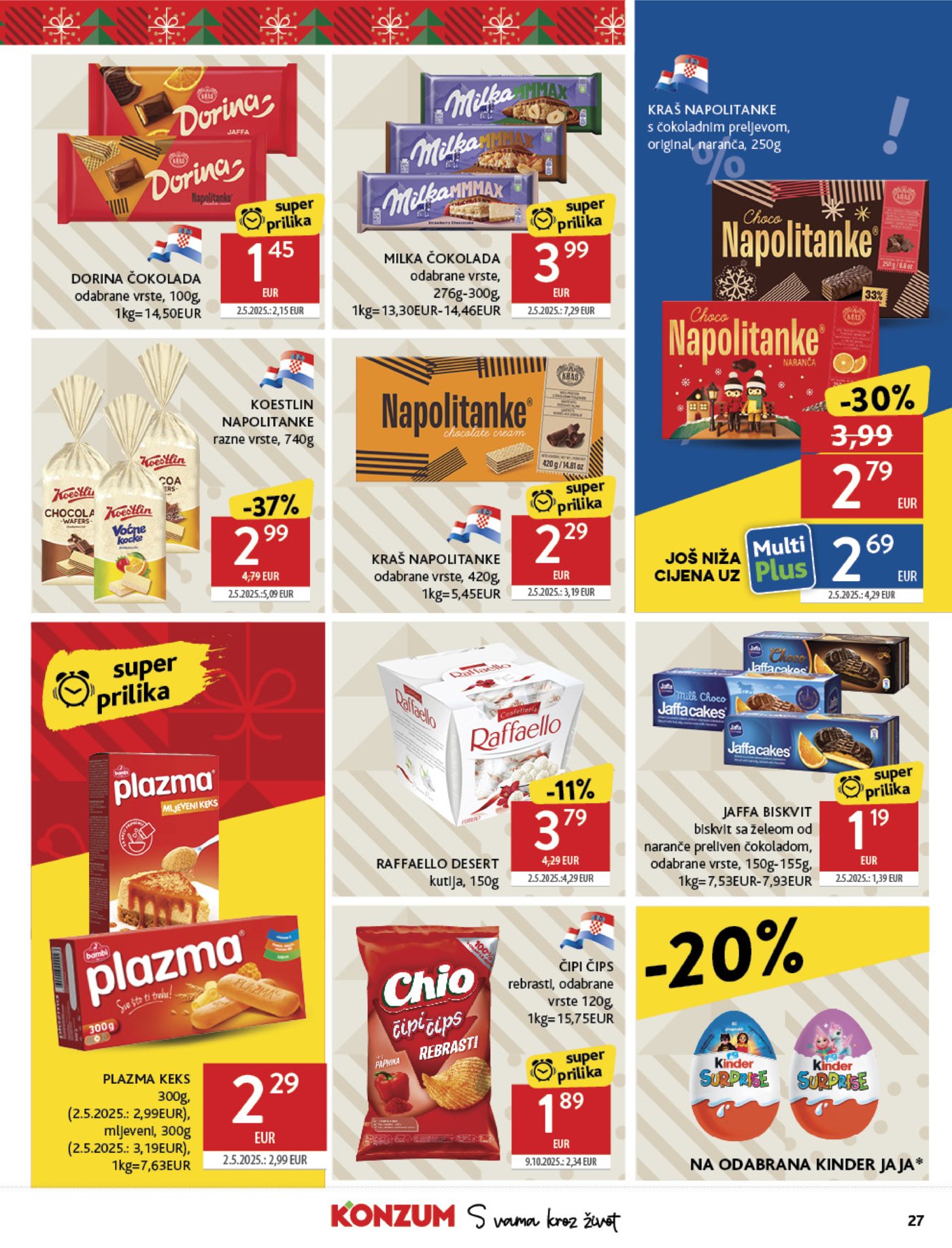 Konzum katalog Akcija 26.11. - 02.12.2025.