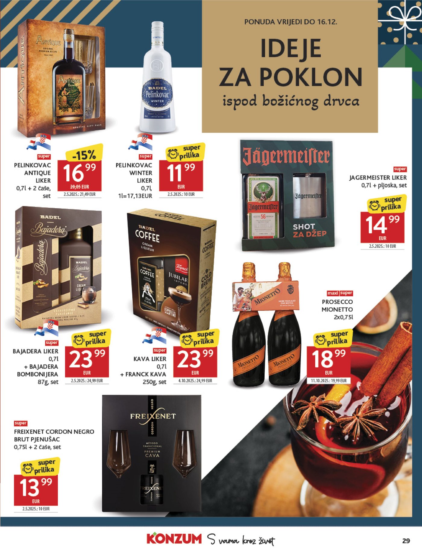Konzum katalog Akcija 26.11. - 02.12.2025.
