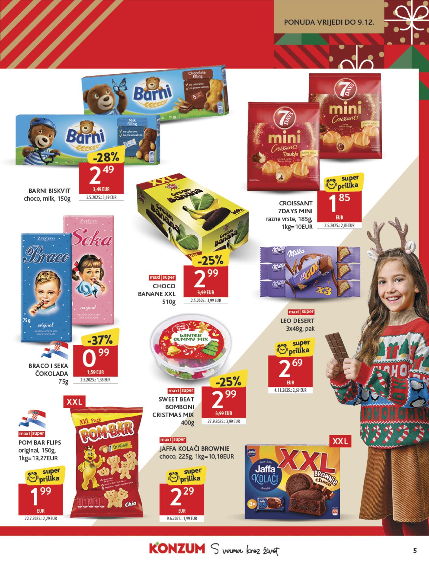 Konzum katalog Akcija 26.11. - 02.12.2025.