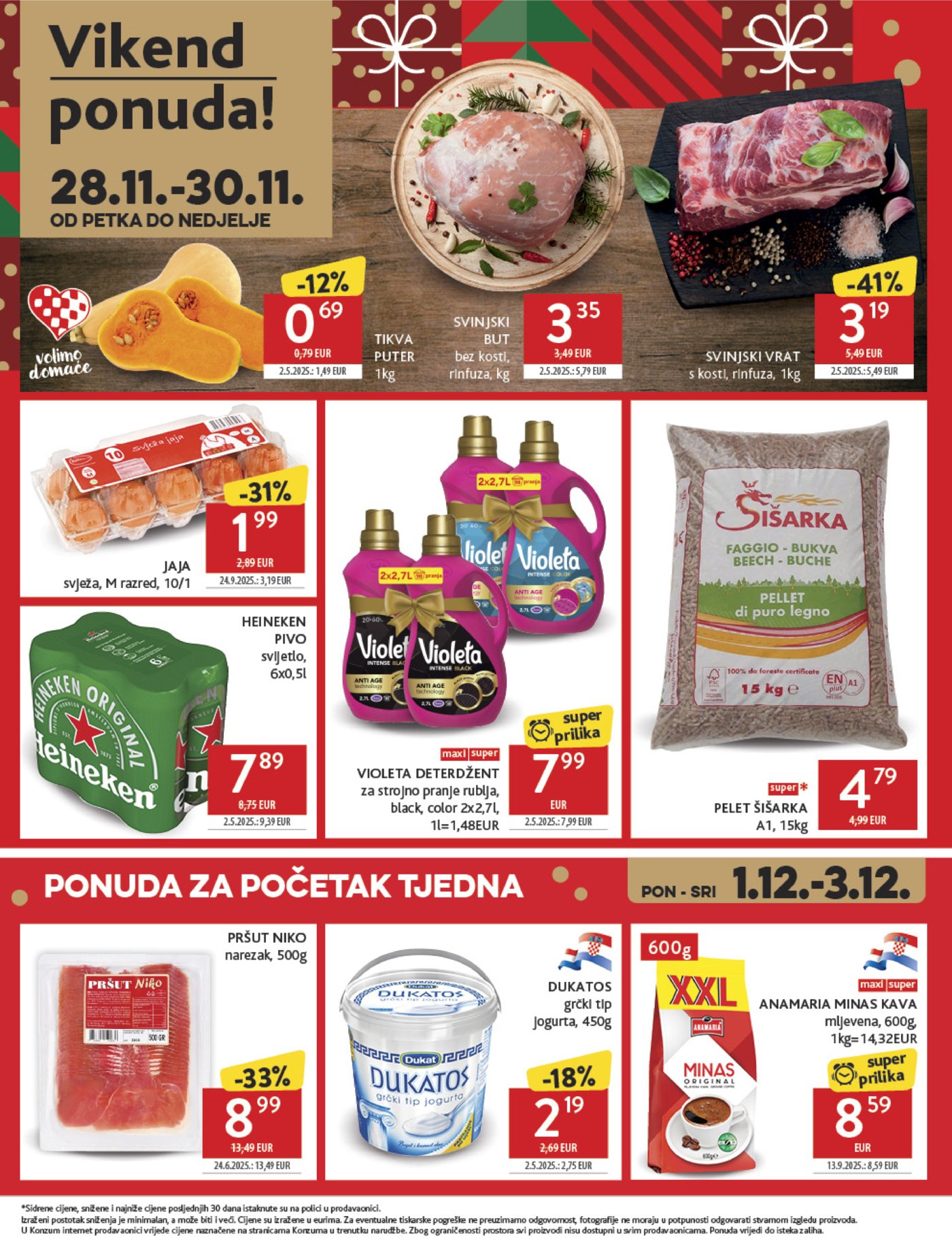 Konzum katalog Akcija 26.11. - 02.12.2025.