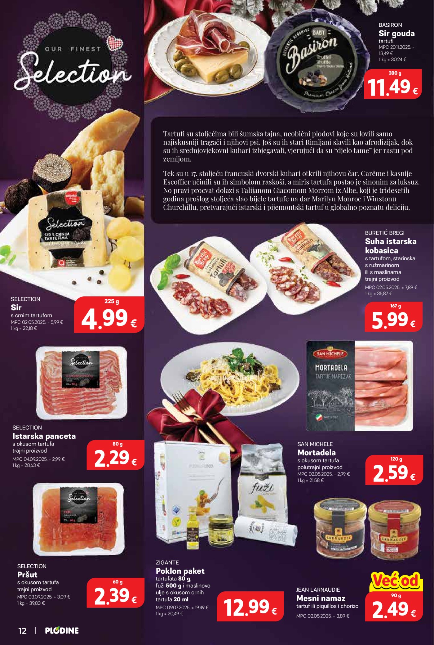 Plodine Delicije katalog Akcija 26.11.-31.12.2025.
