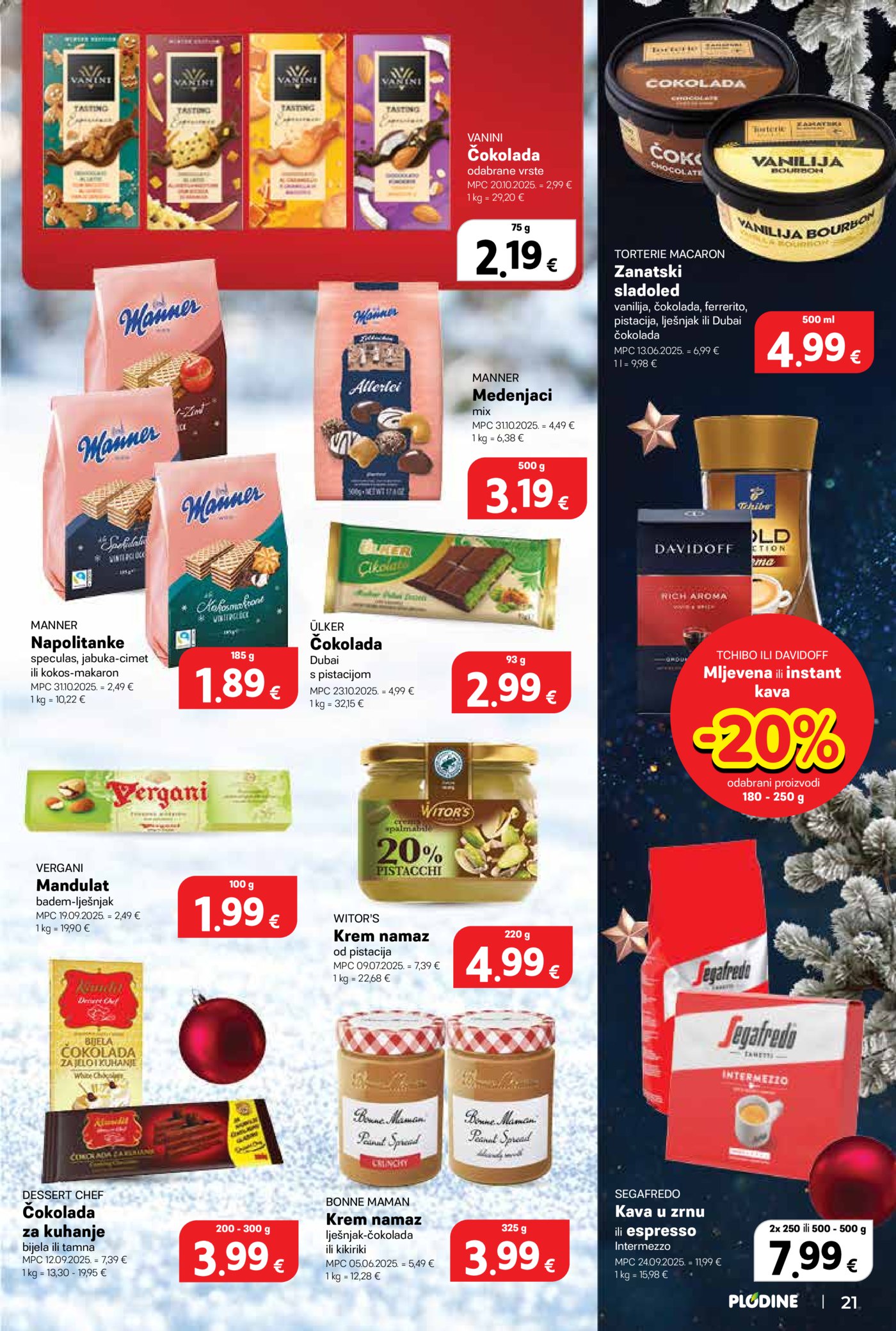 Plodine Delicije katalog Akcija 26.11.-31.12.2025.