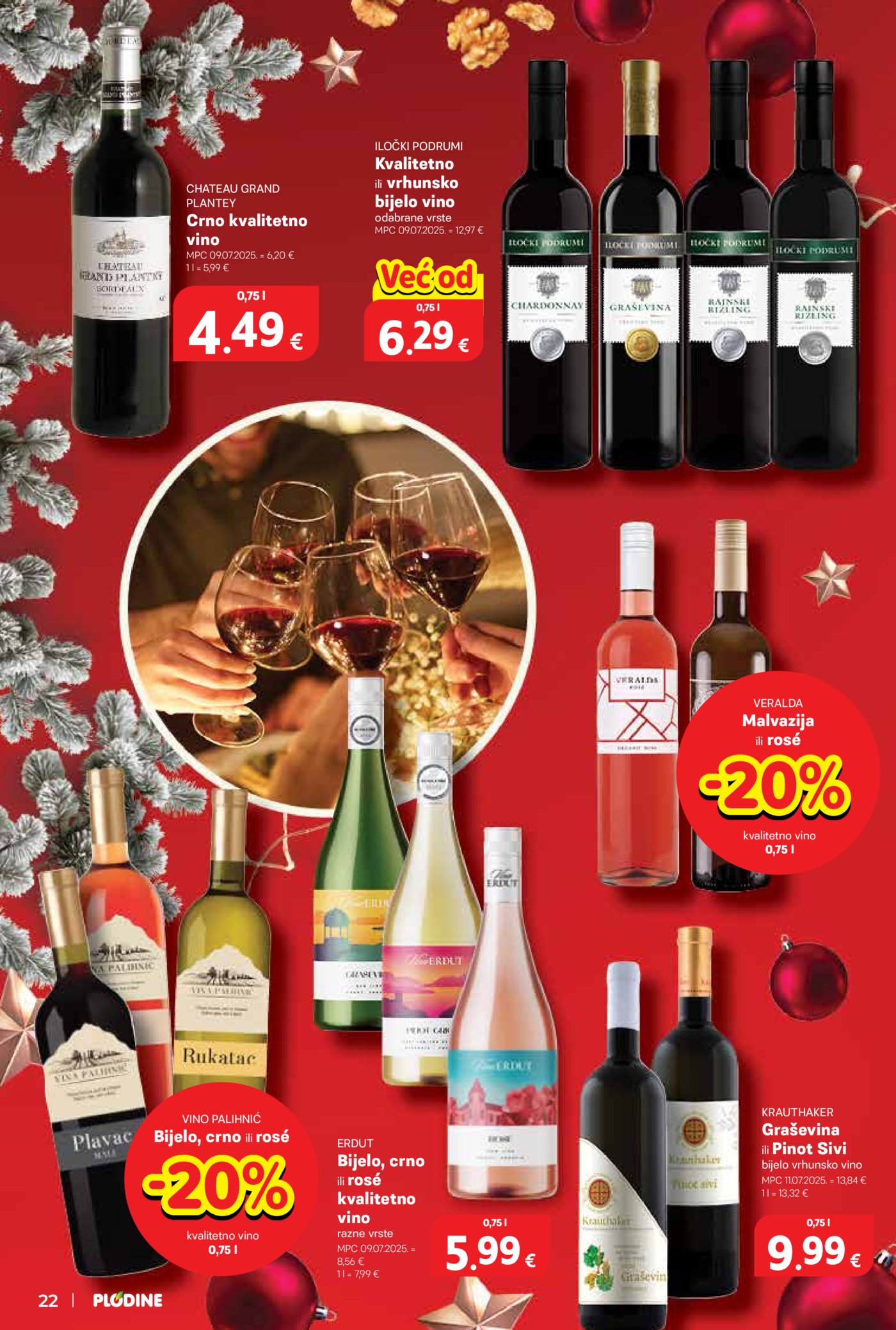 Plodine Delicije katalog Akcija 26.11.-31.12.2025.
