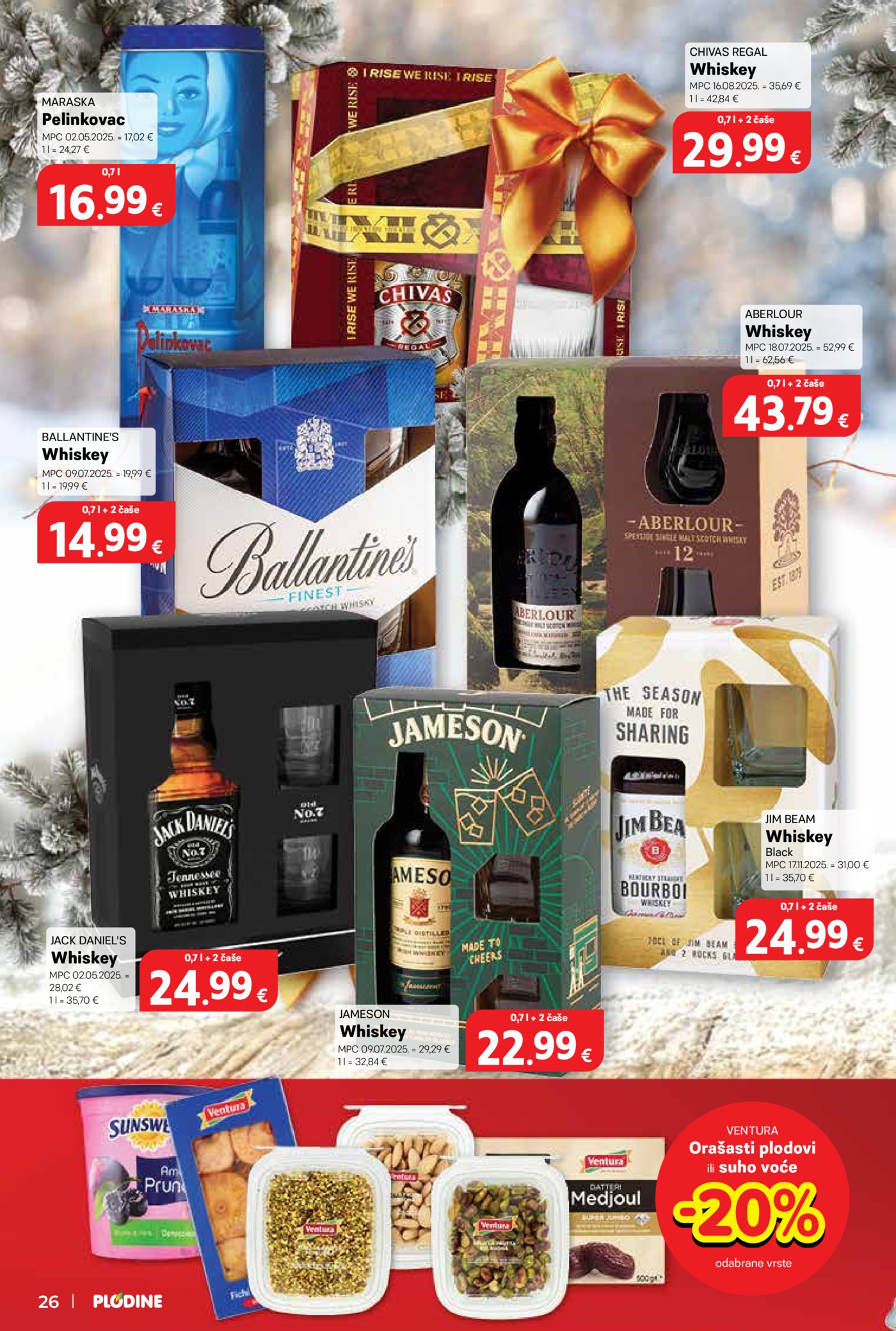 Plodine Delicije katalog Akcija 26.11.-31.12.2025.