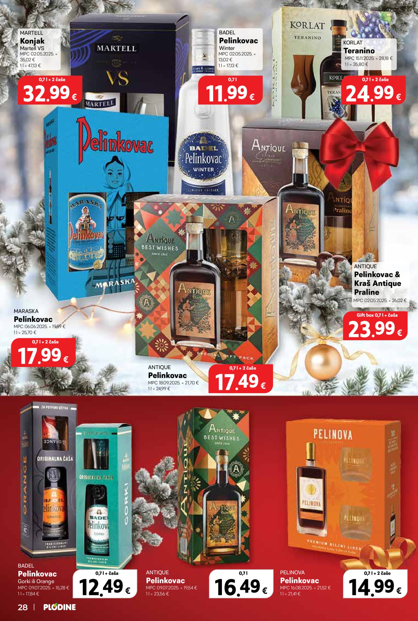Plodine Delicije katalog Akcija 26.11.-31.12.2025.