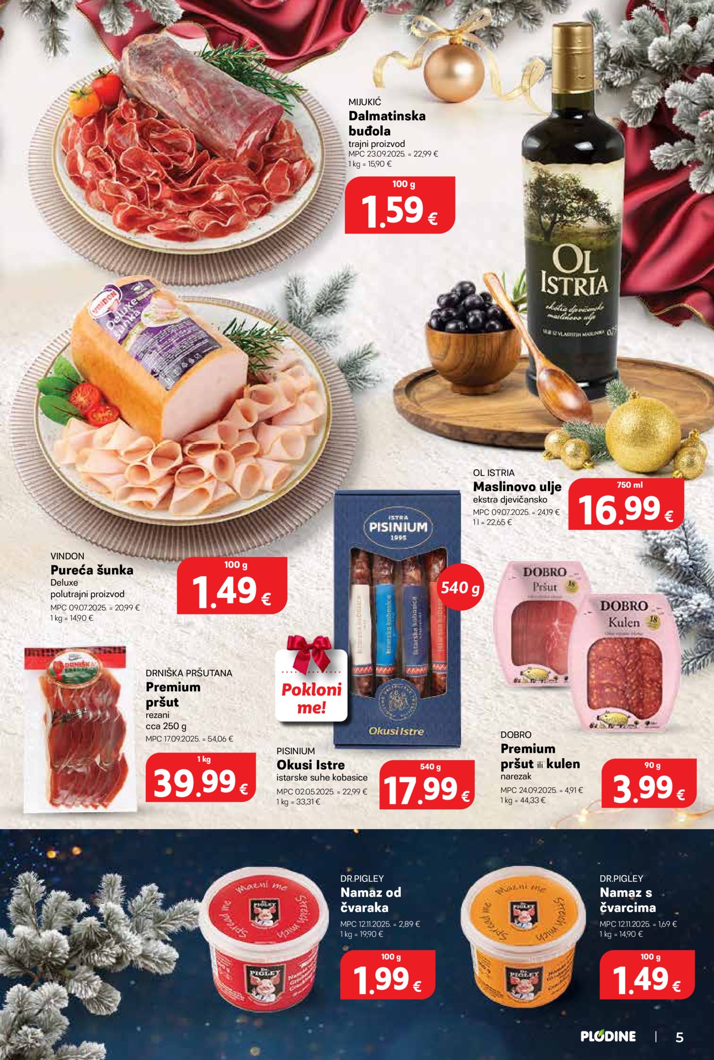 Plodine Delicije katalog Akcija 26.11.-31.12.2025.