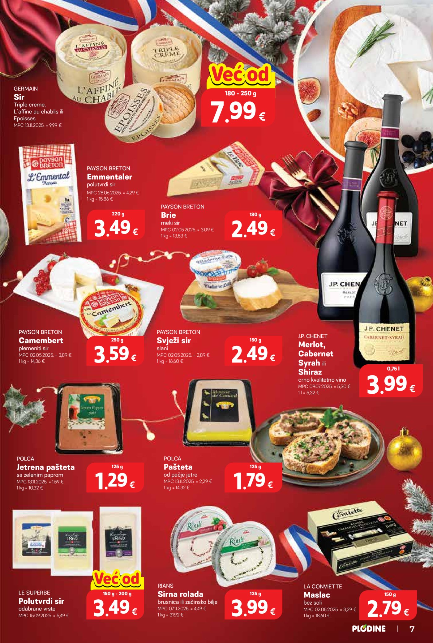 Plodine Delicije katalog Akcija 26.11.-31.12.2025.