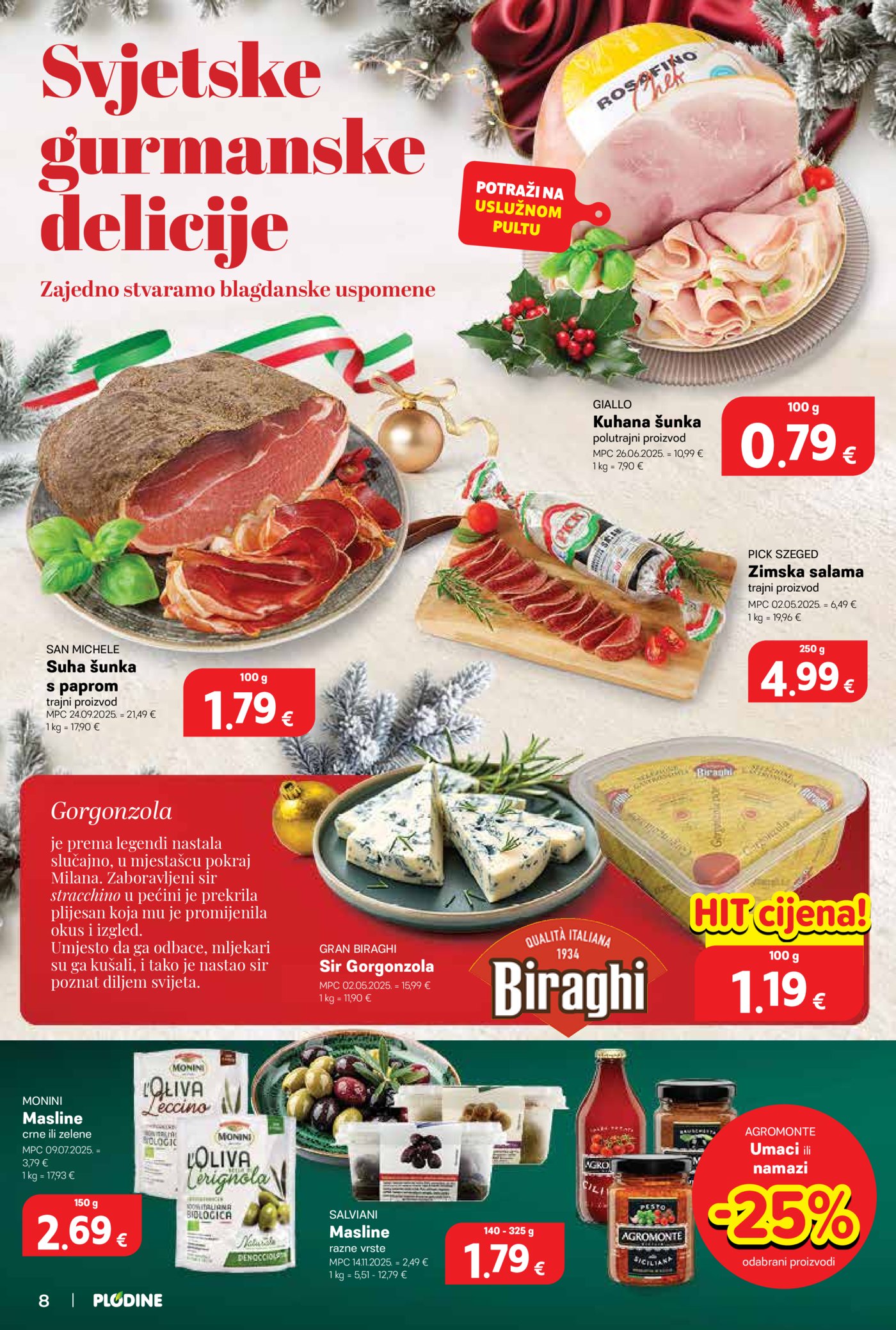 Plodine Delicije katalog Akcija 26.11.-31.12.2025.