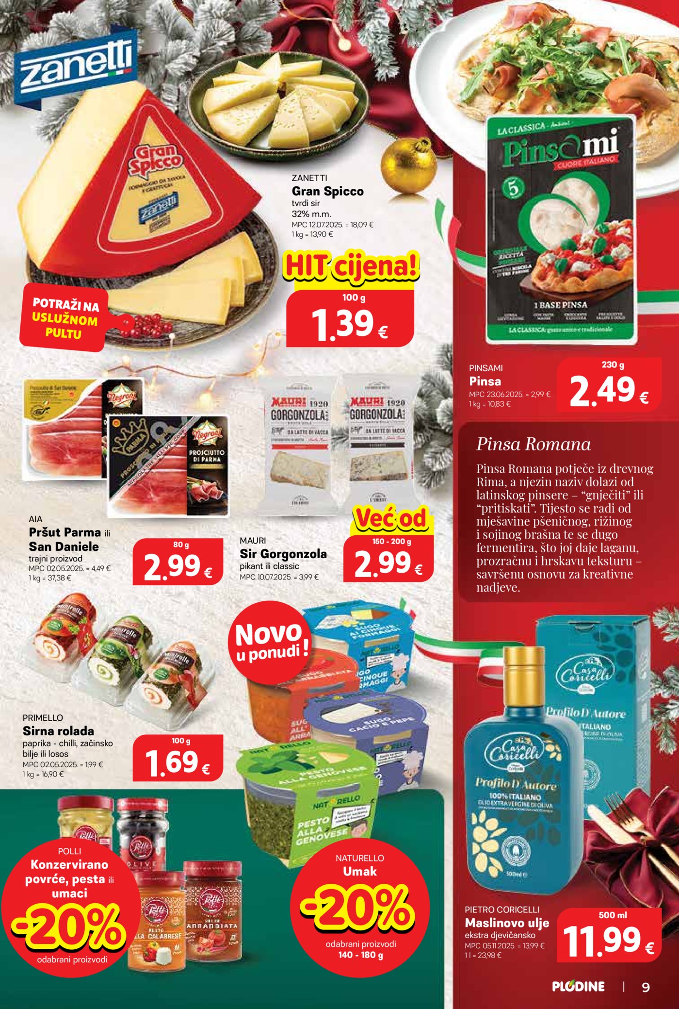 Plodine Delicije katalog Akcija 26.11.-31.12.2025.