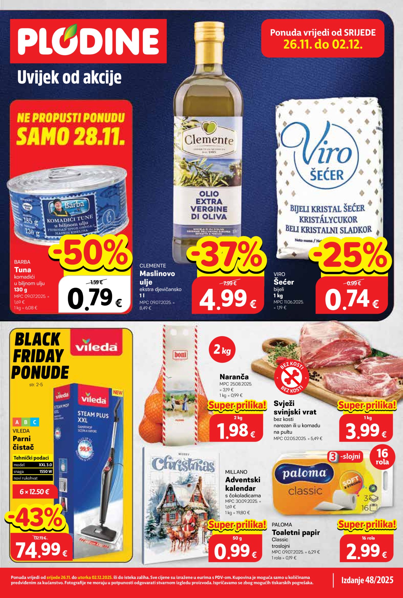 Plodine katalog Akcija 26.11.-2.12.2025.