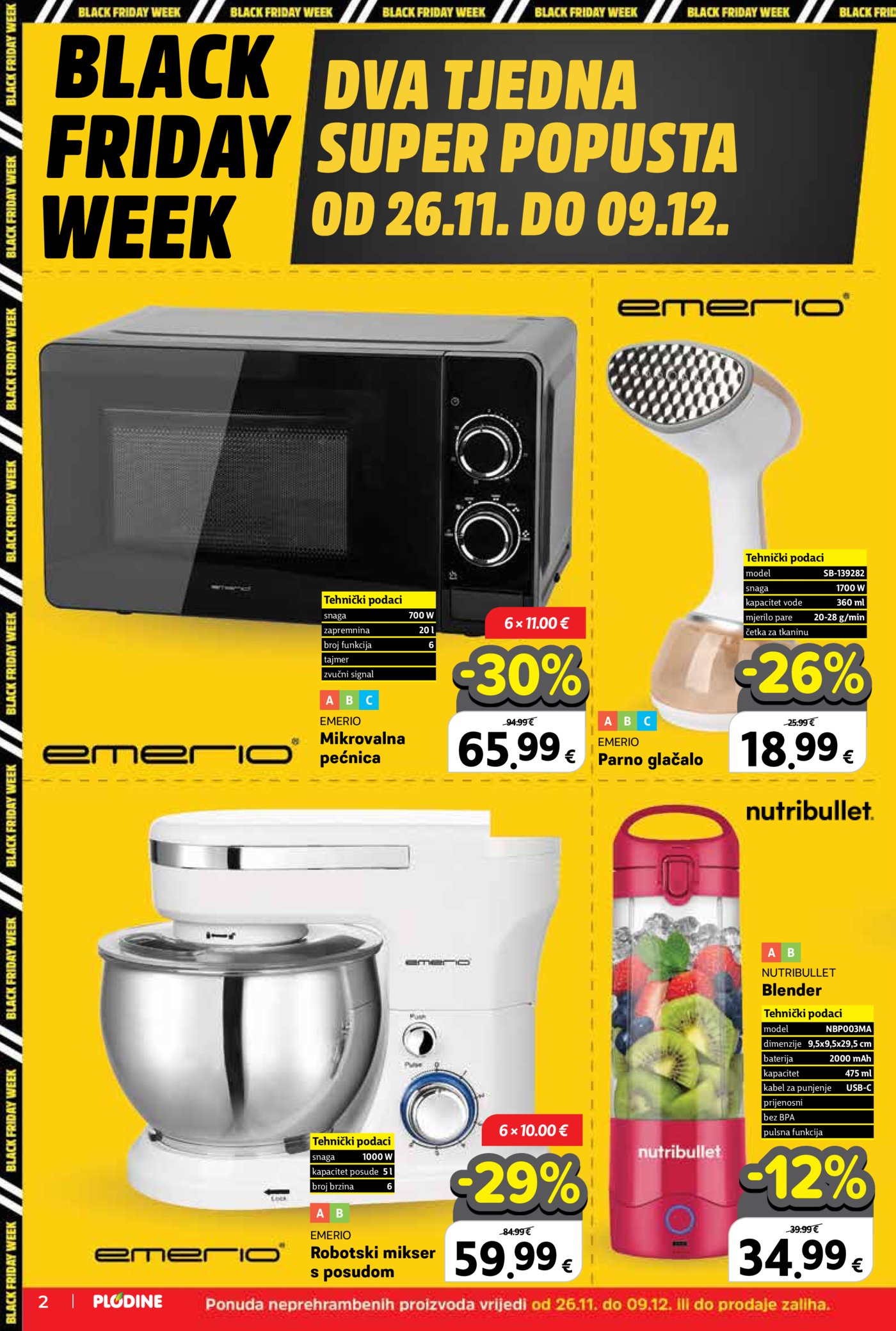 Plodine katalog Akcija 26.11.-2.12.2025.