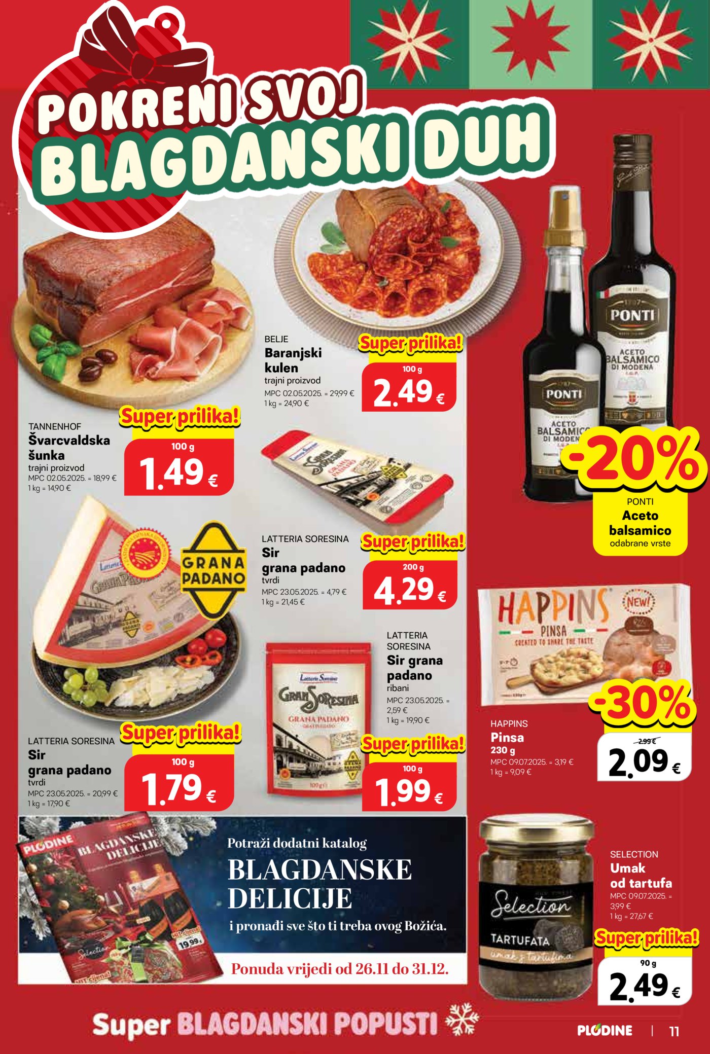 Plodine katalog Akcija 26.11.-2.12.2025.