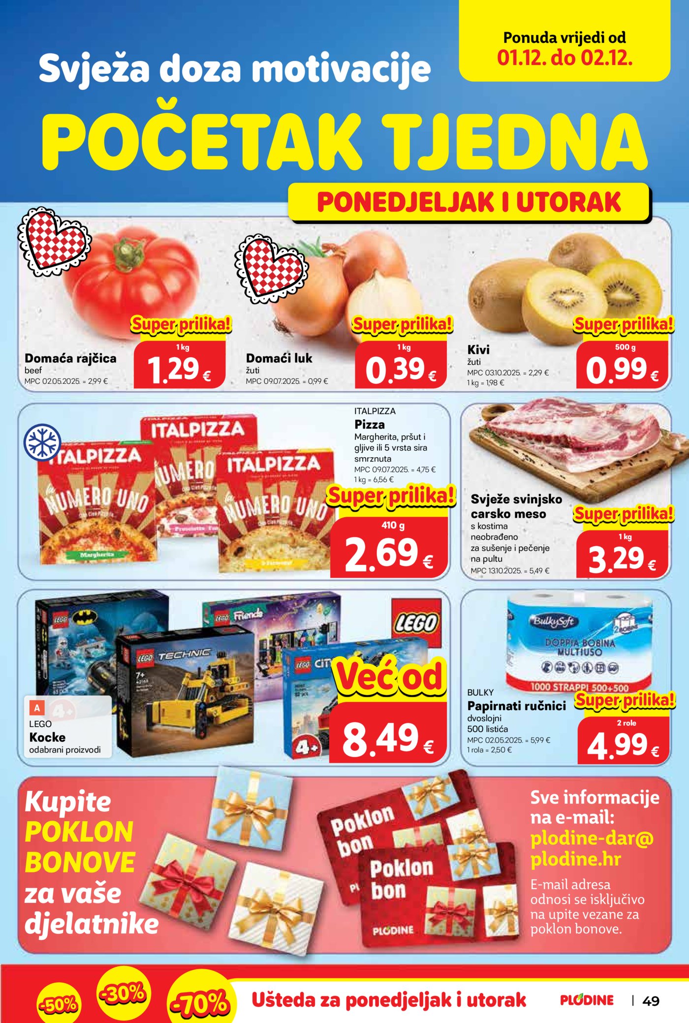 Plodine katalog Akcija 26.11.-2.12.2025.