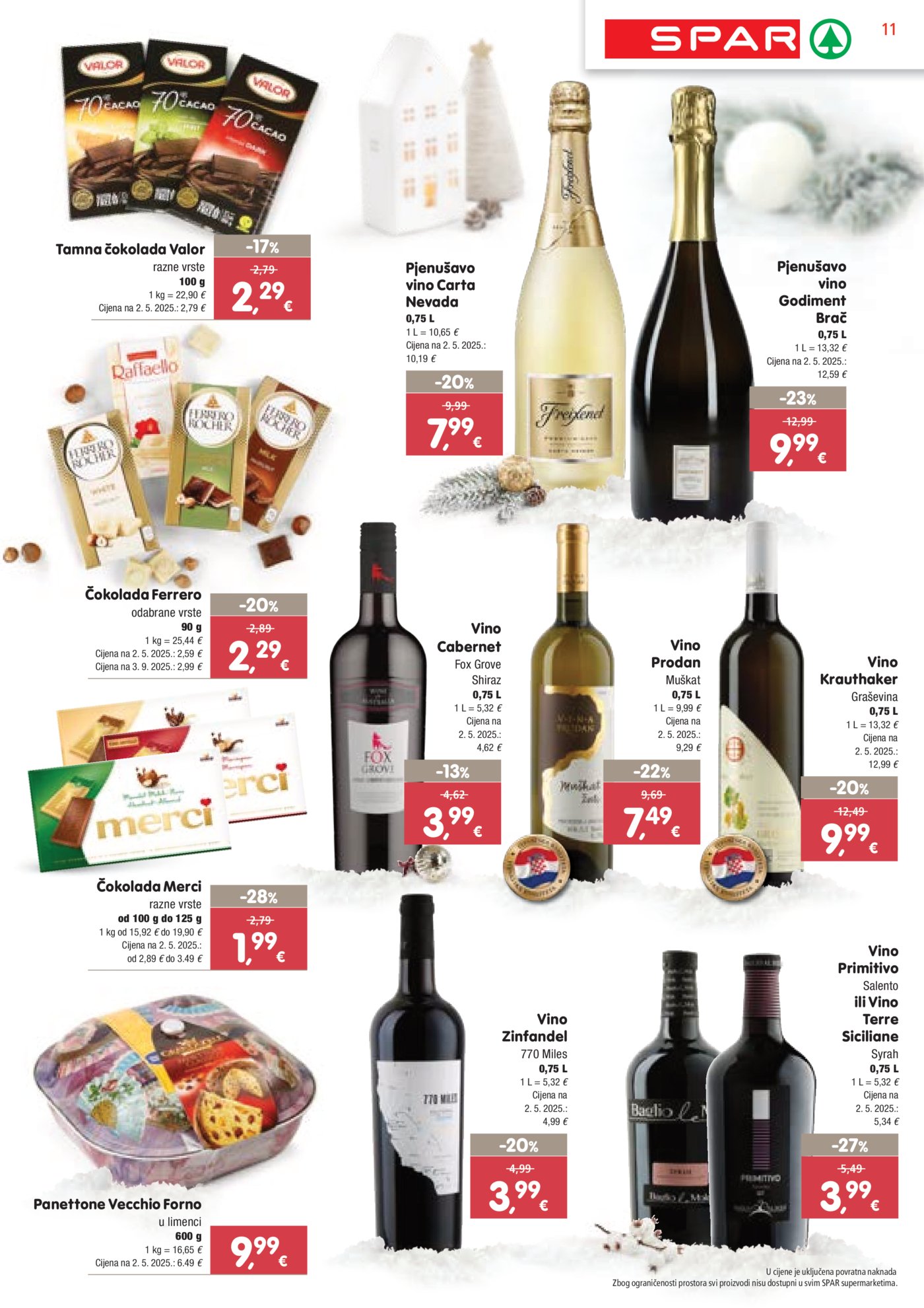 SPAR katalog Akcija 26.11. - 02.12.2025.