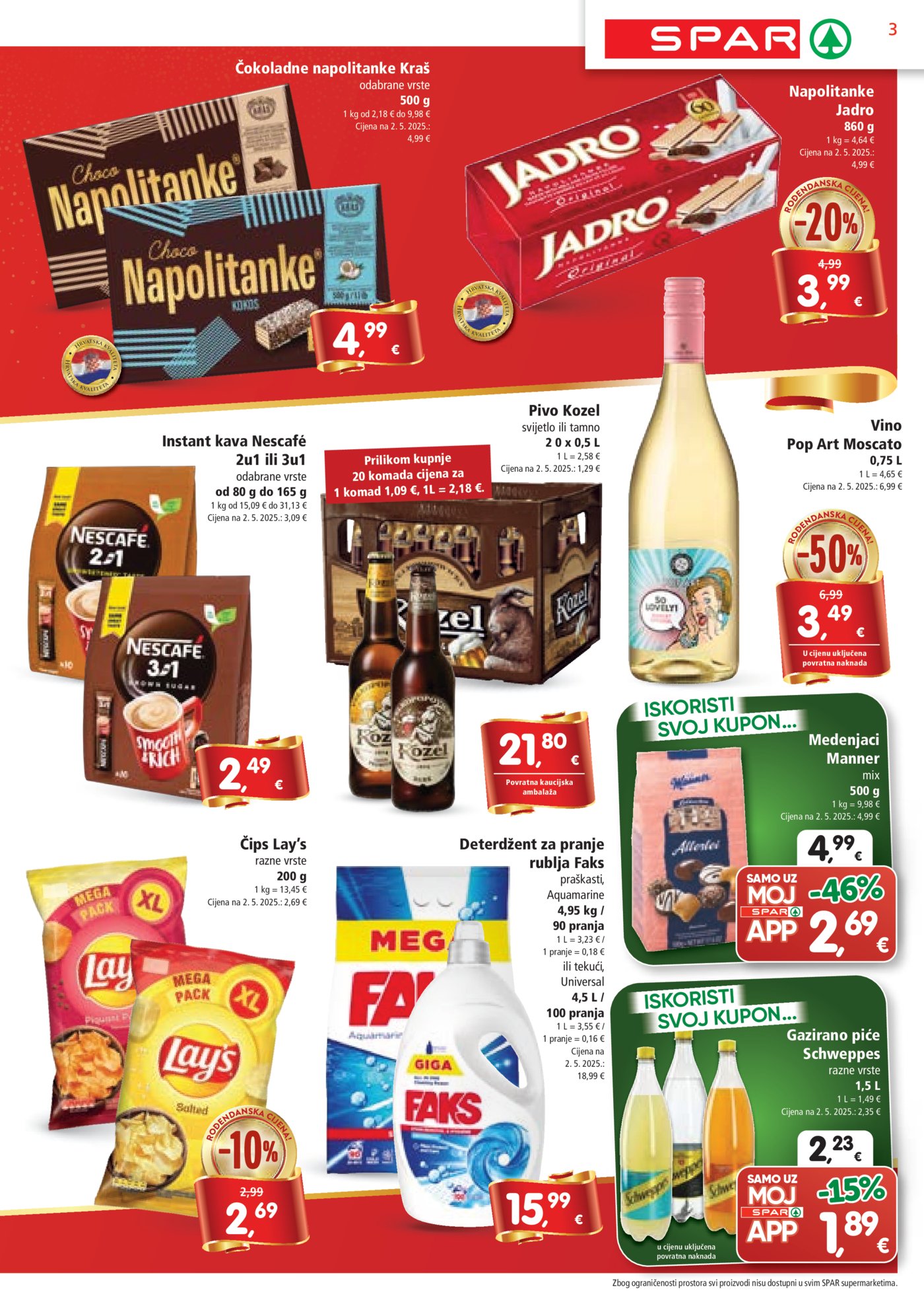 SPAR katalog Akcija 26.11. - 02.12.2025.