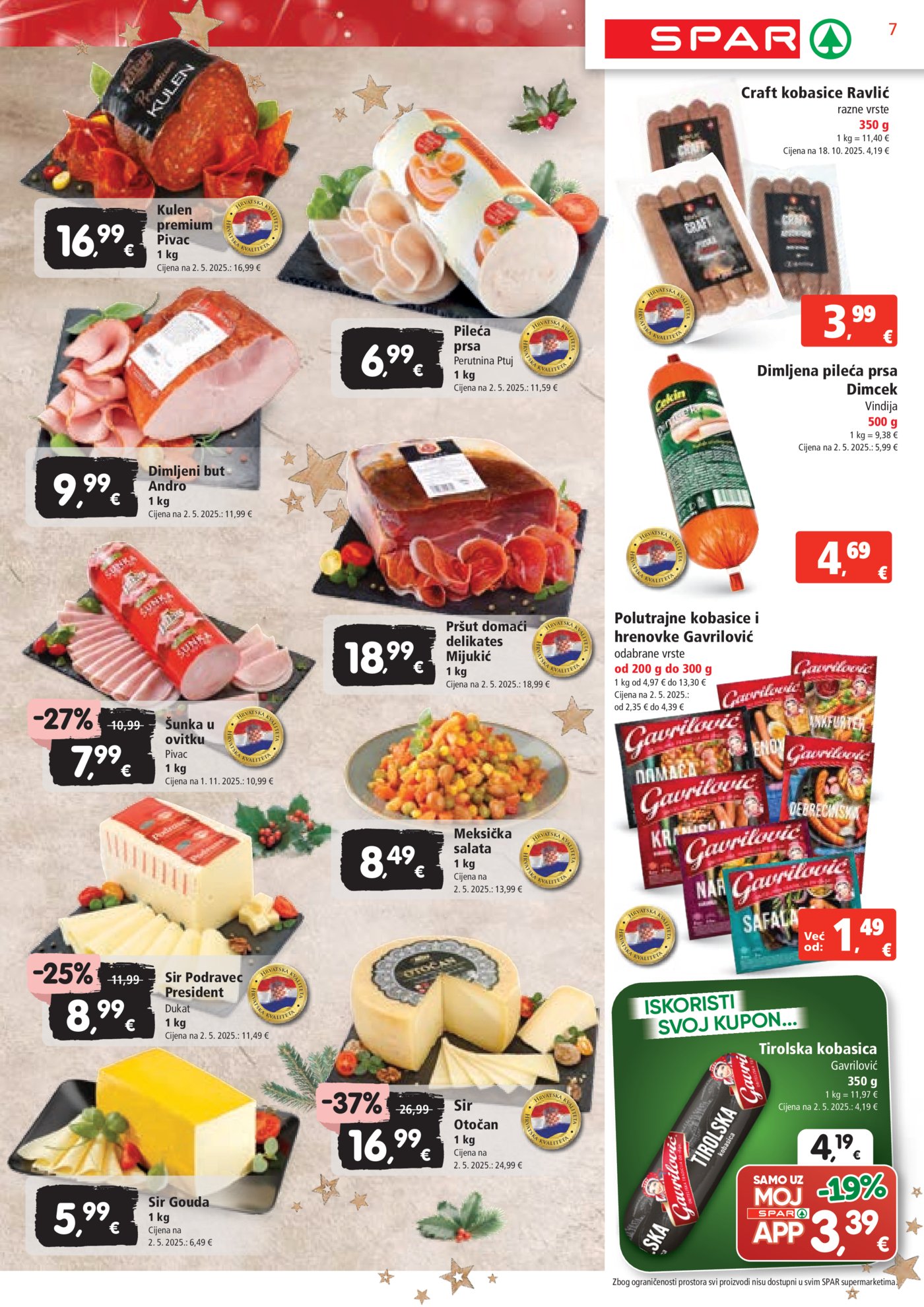 SPAR katalog Akcija 26.11. - 02.12.2025.