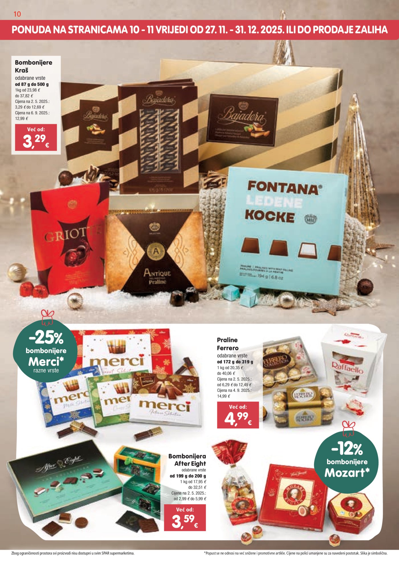 SPAR katalog Akcija 26.11. - 02.12.2025.