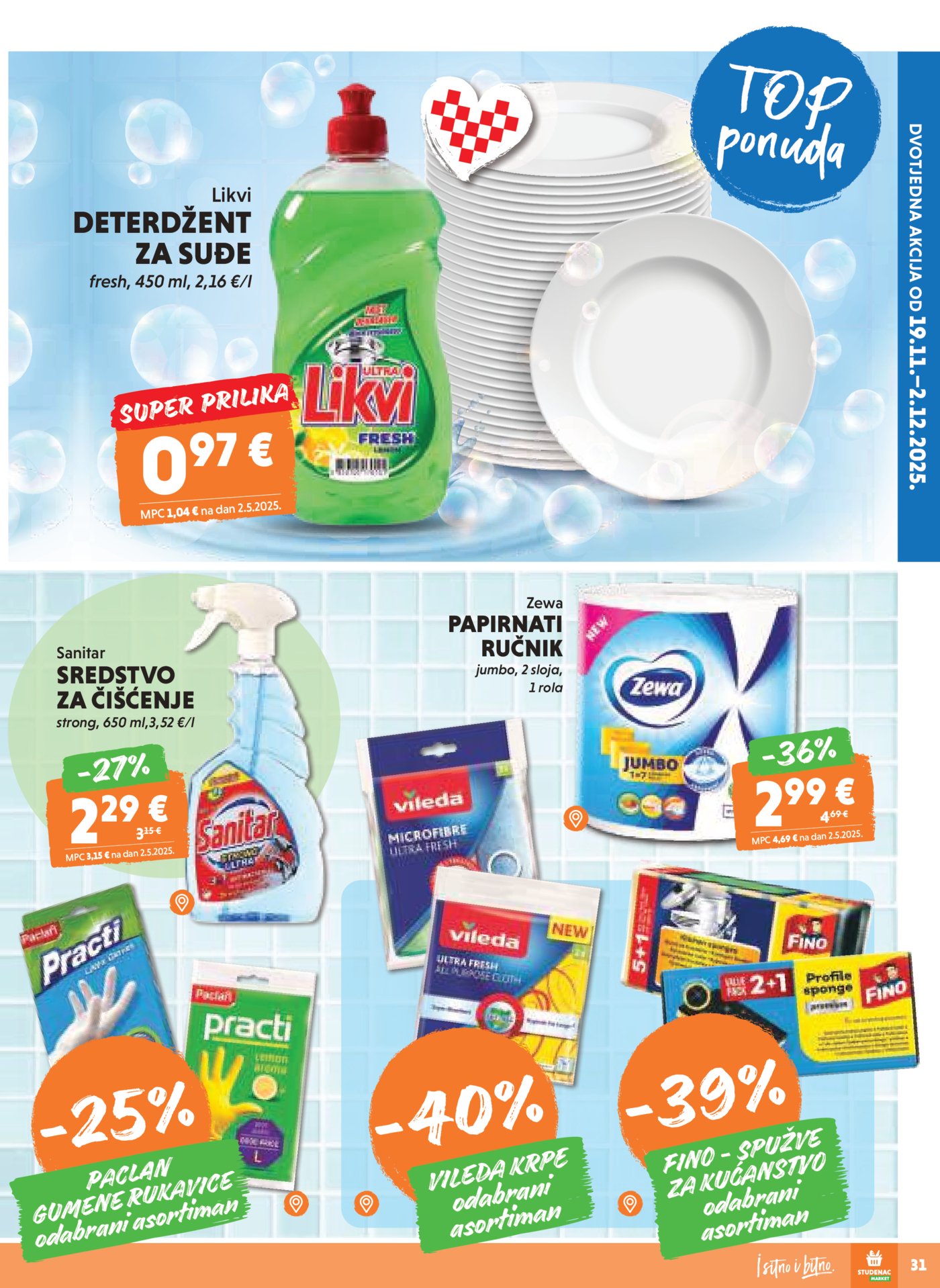 Studenac katalog Tjedna Akcija 26.11. - 02.12.2025.