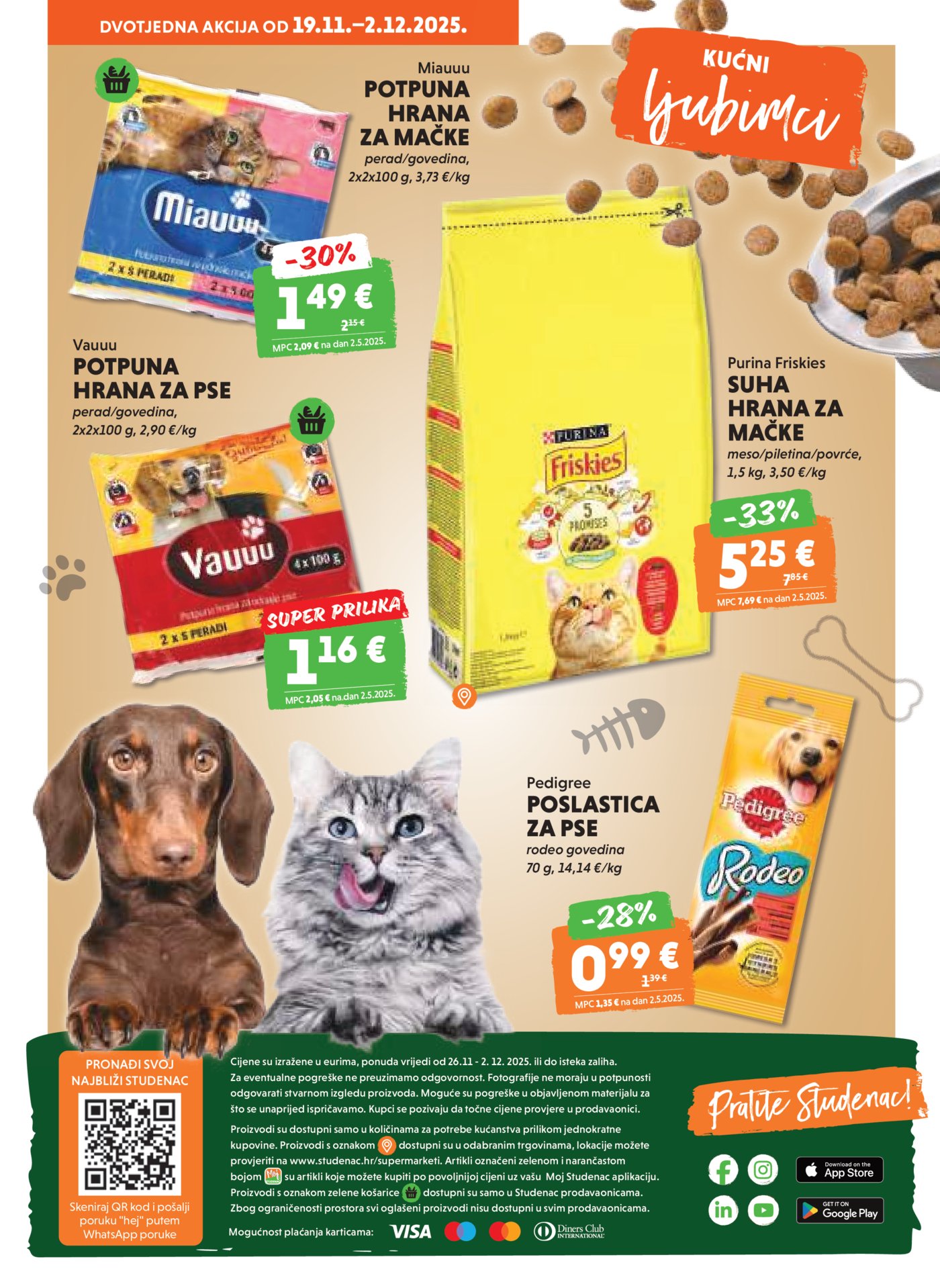 Studenac katalog Tjedna Akcija 26.11. - 02.12.2025.