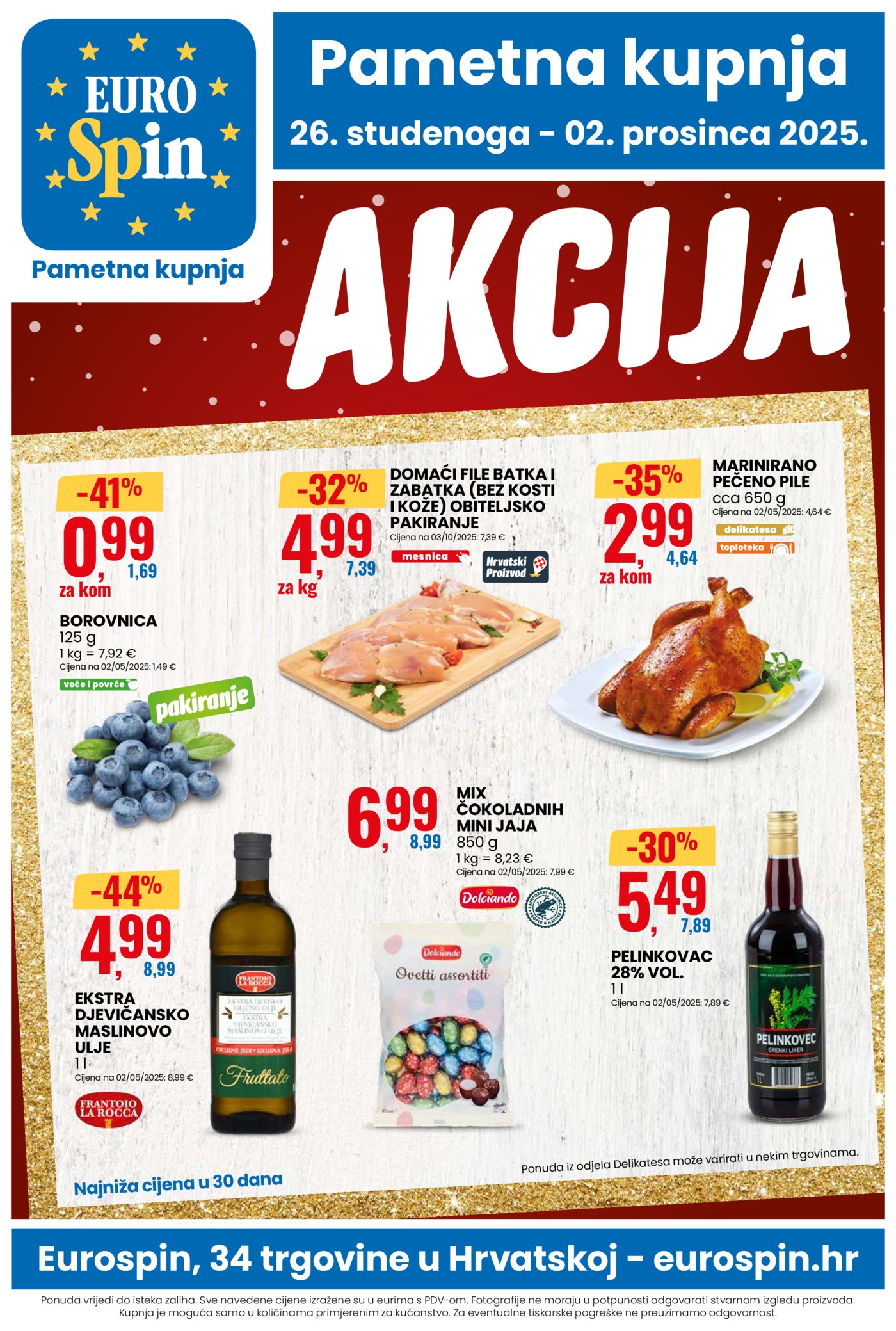 Eurospin katalog akcija 26.11 - 2.12.2025. 