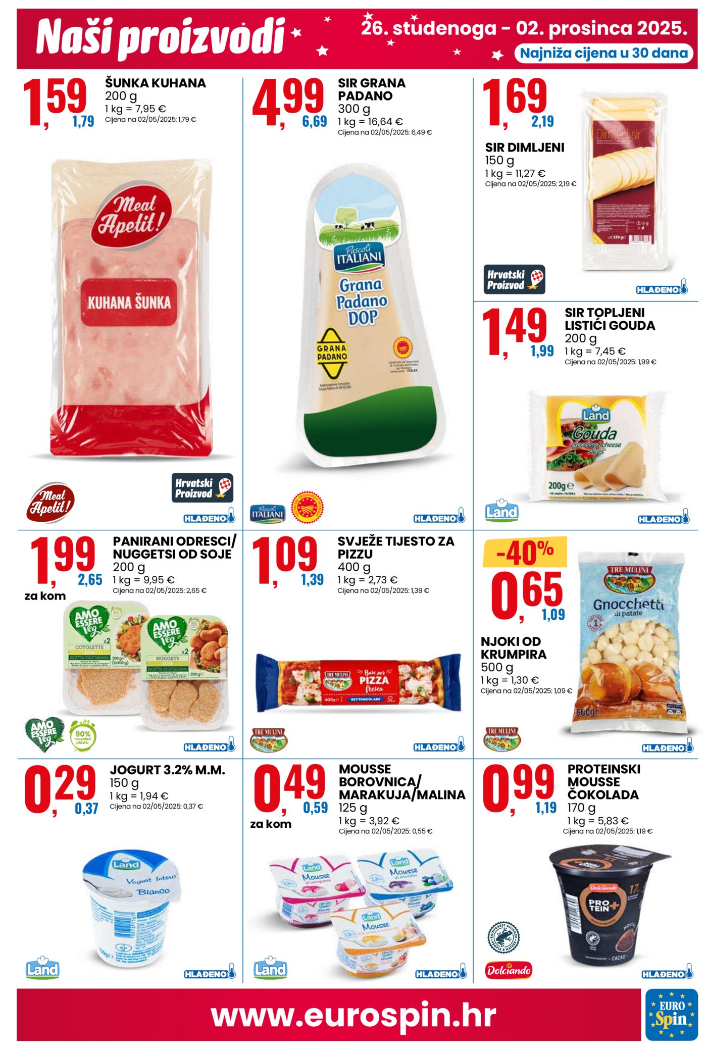 Eurospin katalog akcija 26.11 - 2.12.2025. 