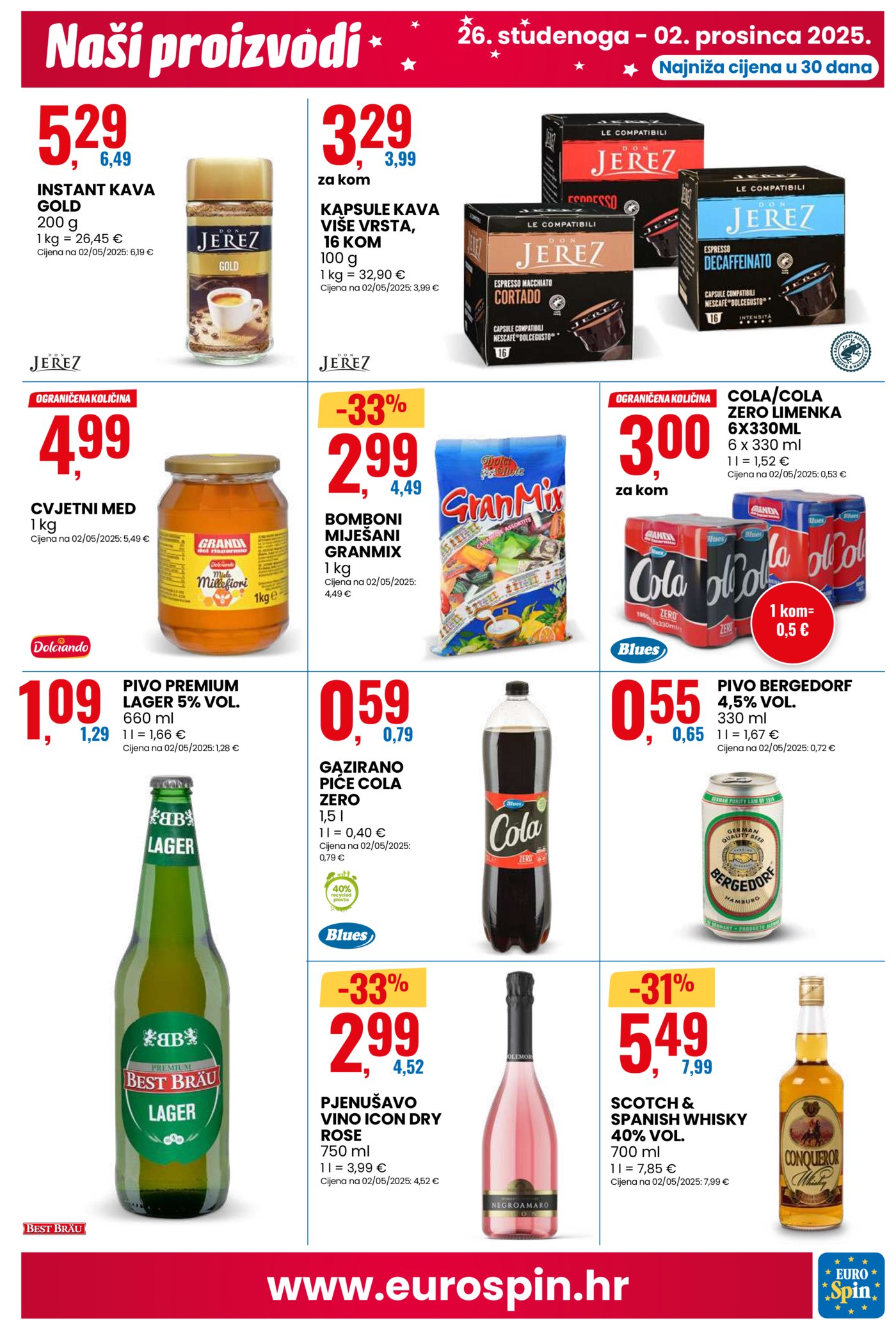 Eurospin katalog akcija 26.11 - 2.12.2025. 