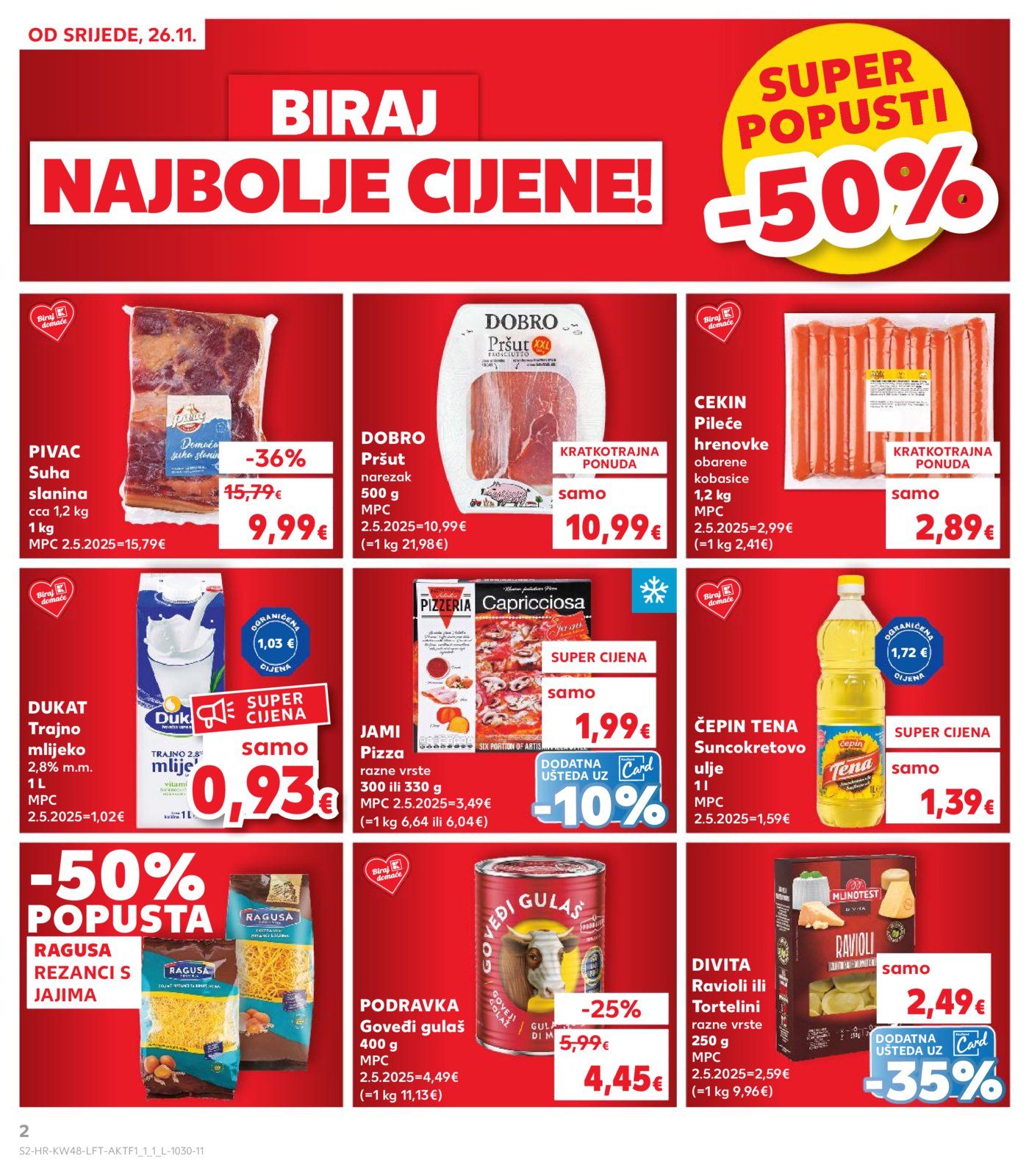 Kaufland katalog Akcija 26.11. - 02.12.2025.