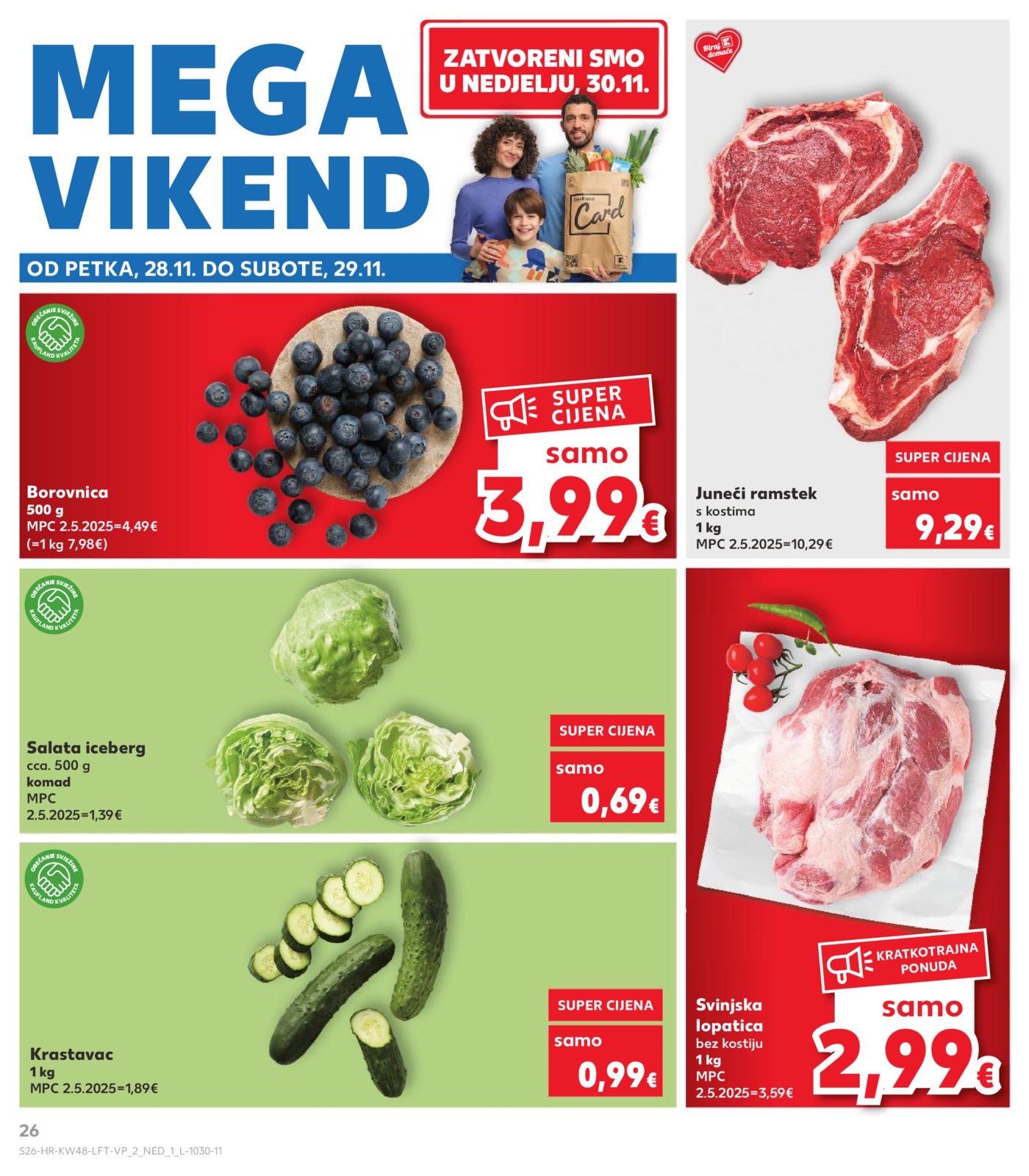 Kaufland katalog Akcija 26.11. - 02.12.2025.