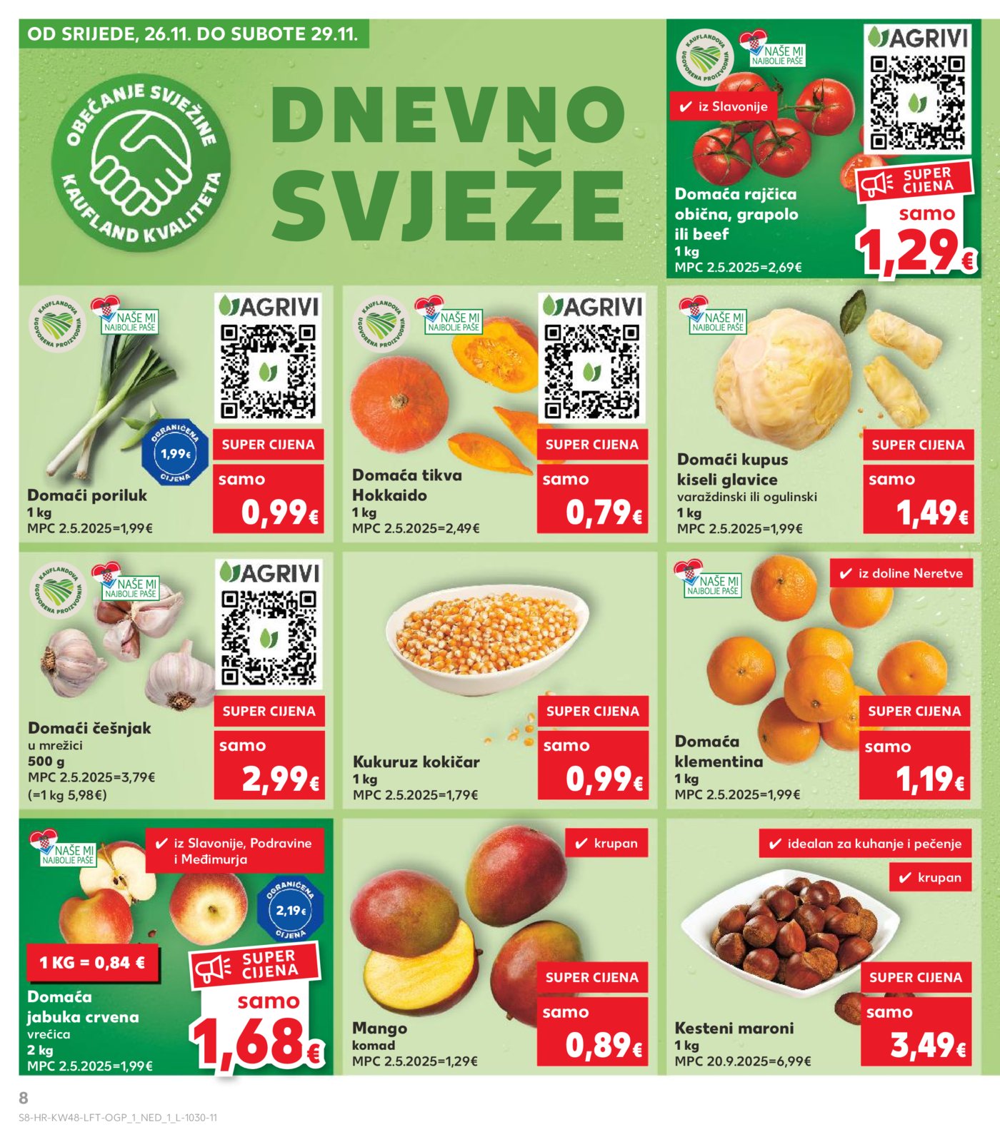 Kaufland katalog Akcija 26.11. - 02.12.2025.