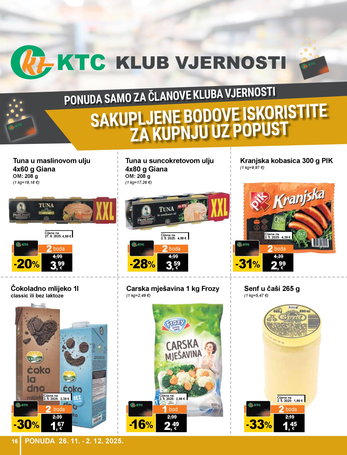 KTC KATALOG Široka potrošnja 26.11.-2.12.2025.