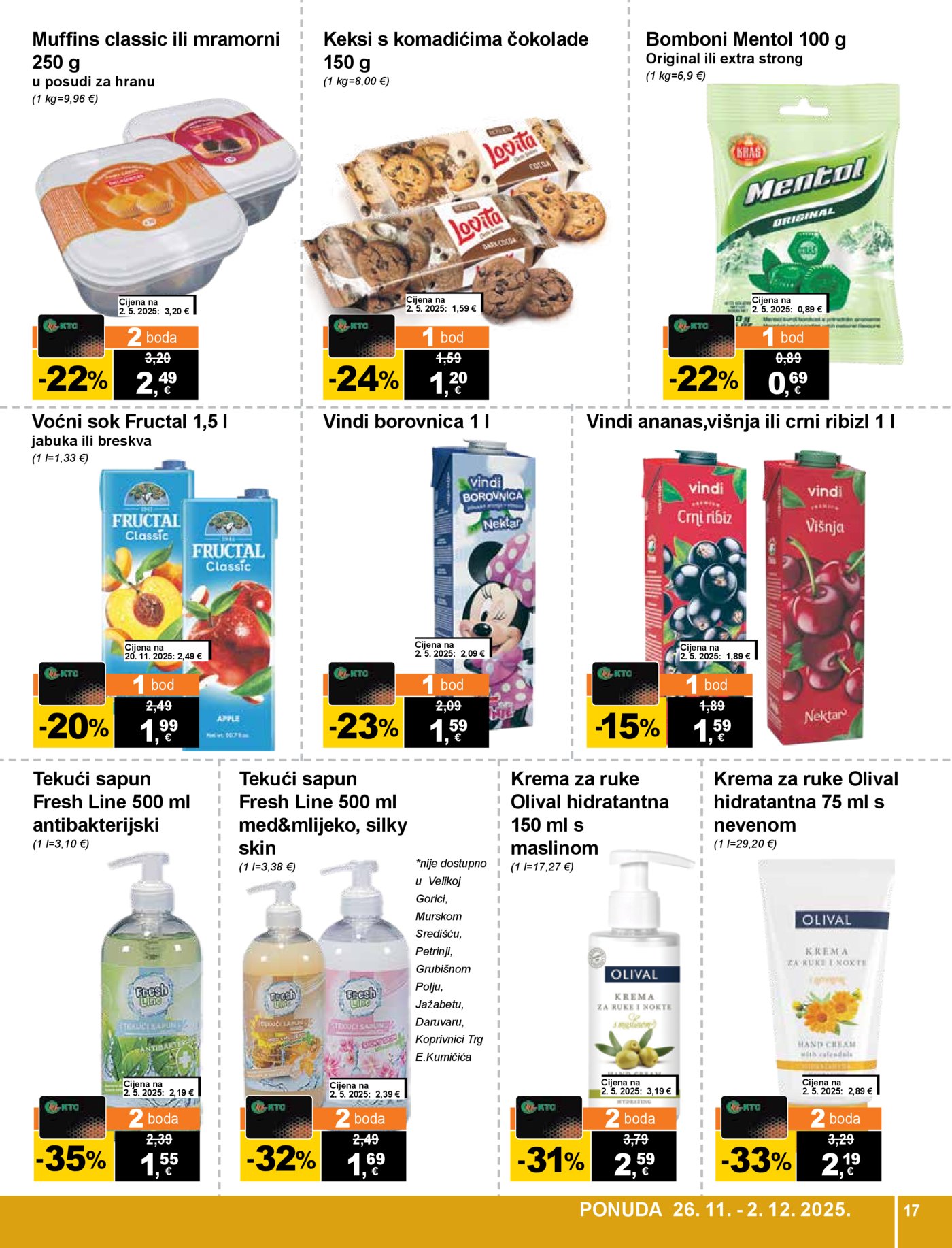 KTC KATALOG Široka potrošnja 26.11.-2.12.2025.