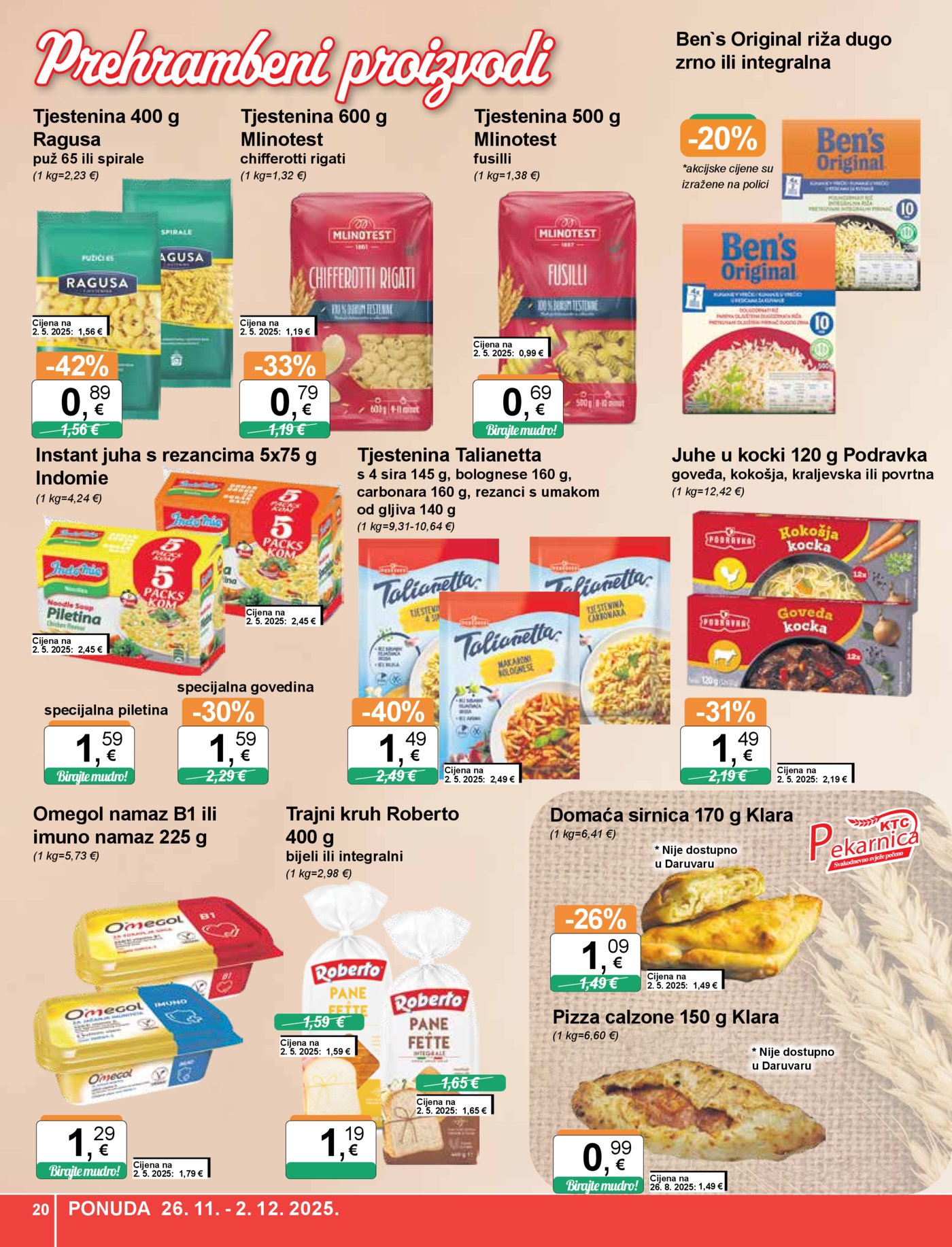 KTC KATALOG Široka potrošnja 26.11.-2.12.2025.