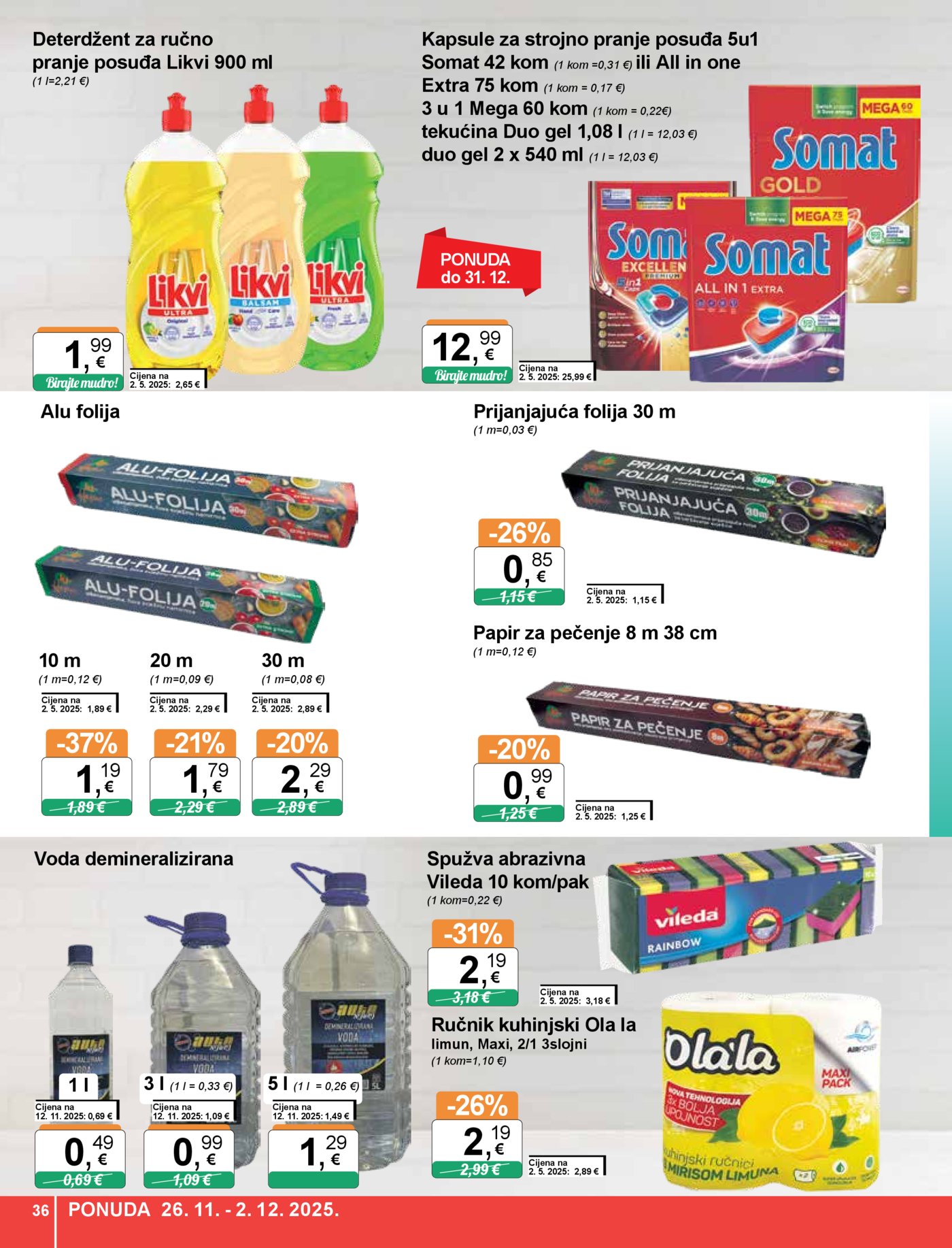 KTC KATALOG Široka potrošnja 26.11.-2.12.2025.